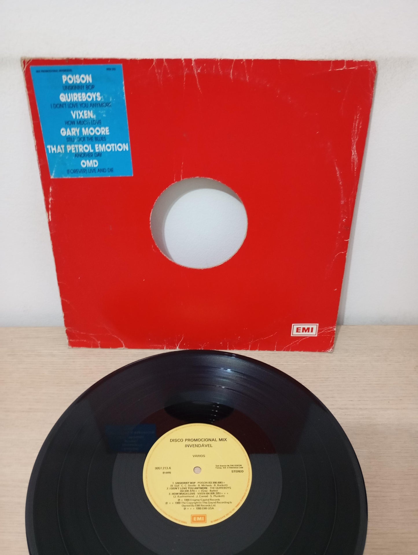 Lp Vinil EMI Mix Promocional Poison Quireboys Vixen Gary