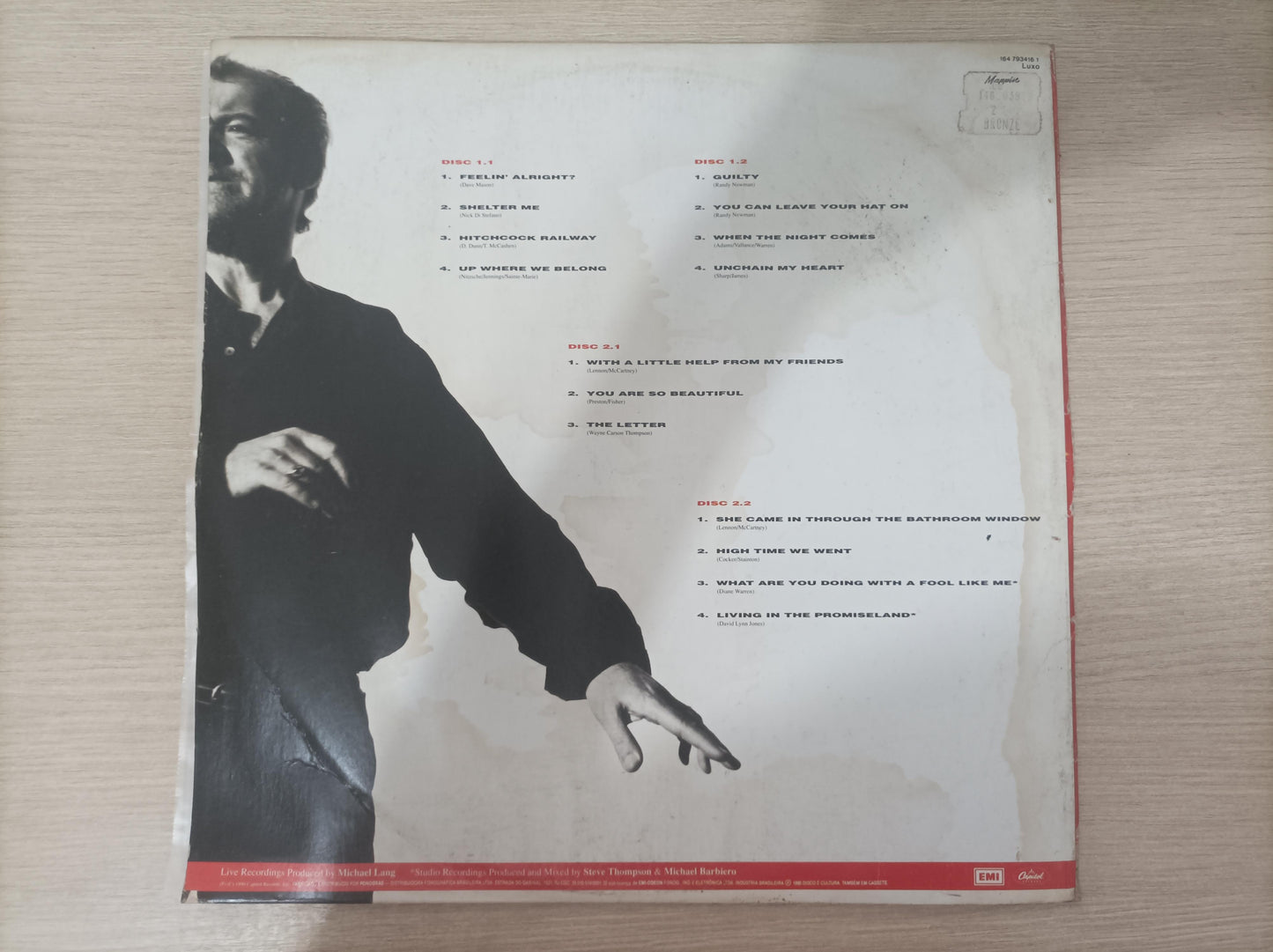 Disco Vinil Live Joe Cocker Duplo A