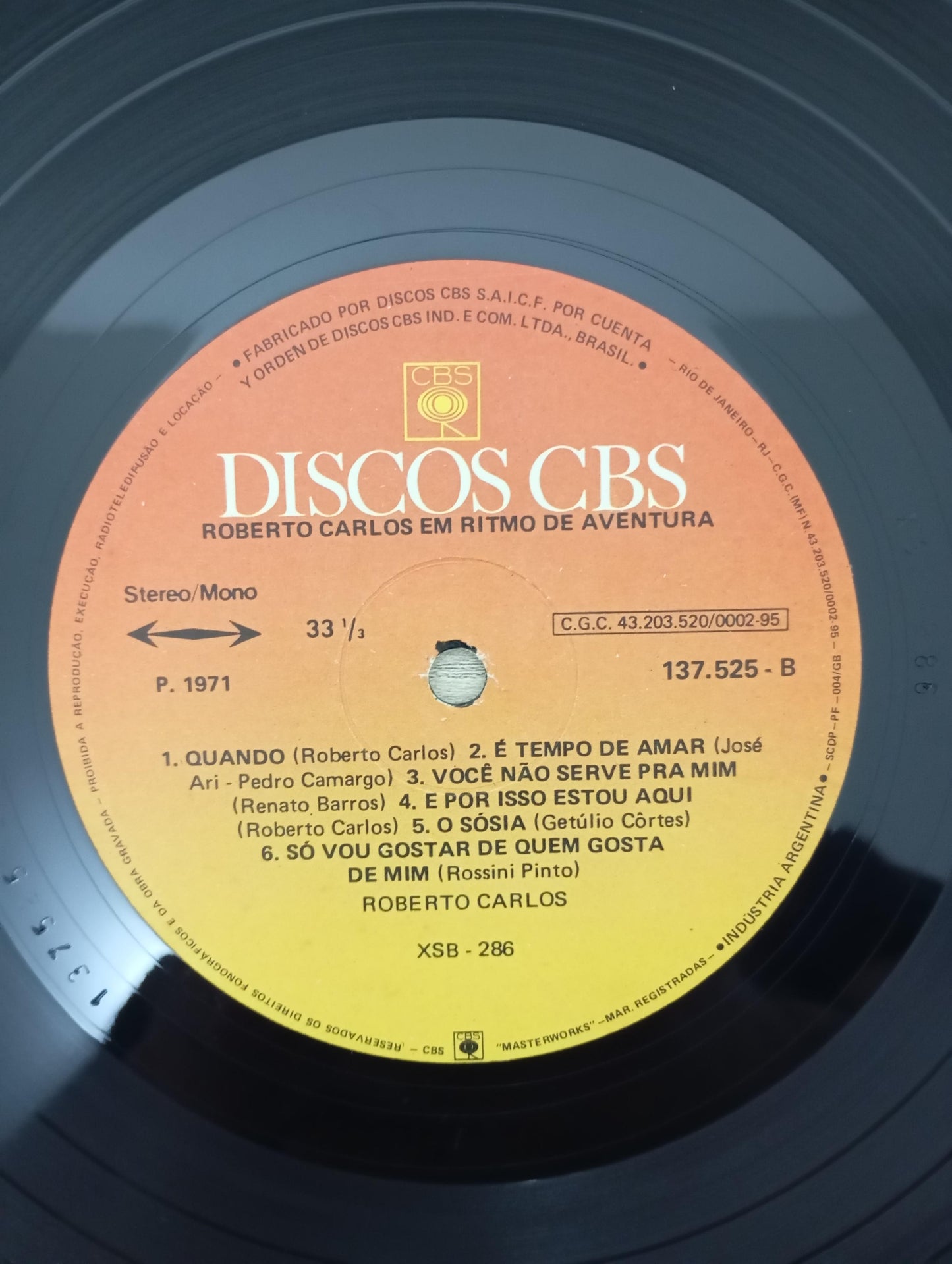 Lp Vinil Roberto Carlos Em Ritmo de Aventura