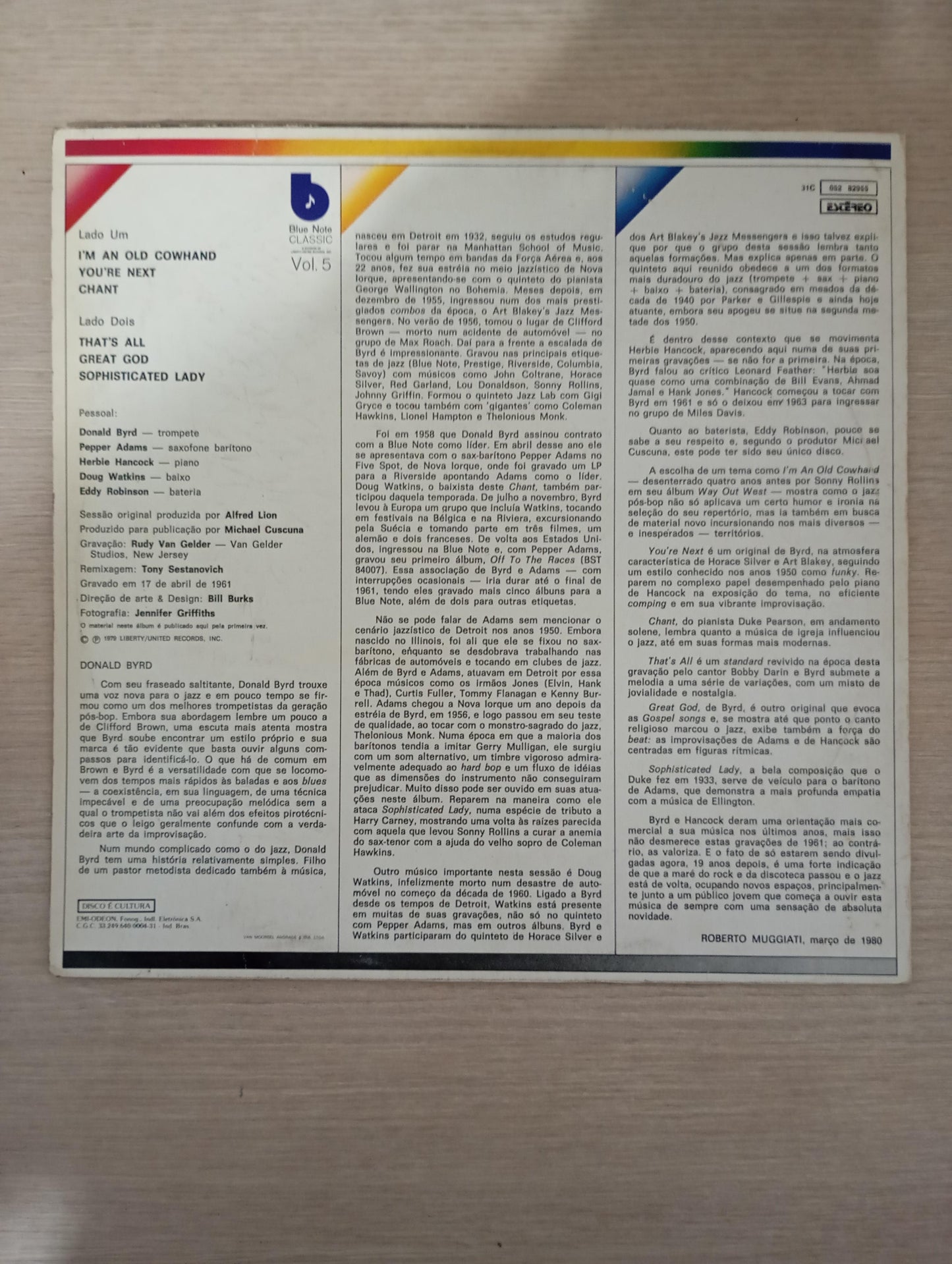 Lp Vinil Donald Byrd Chant