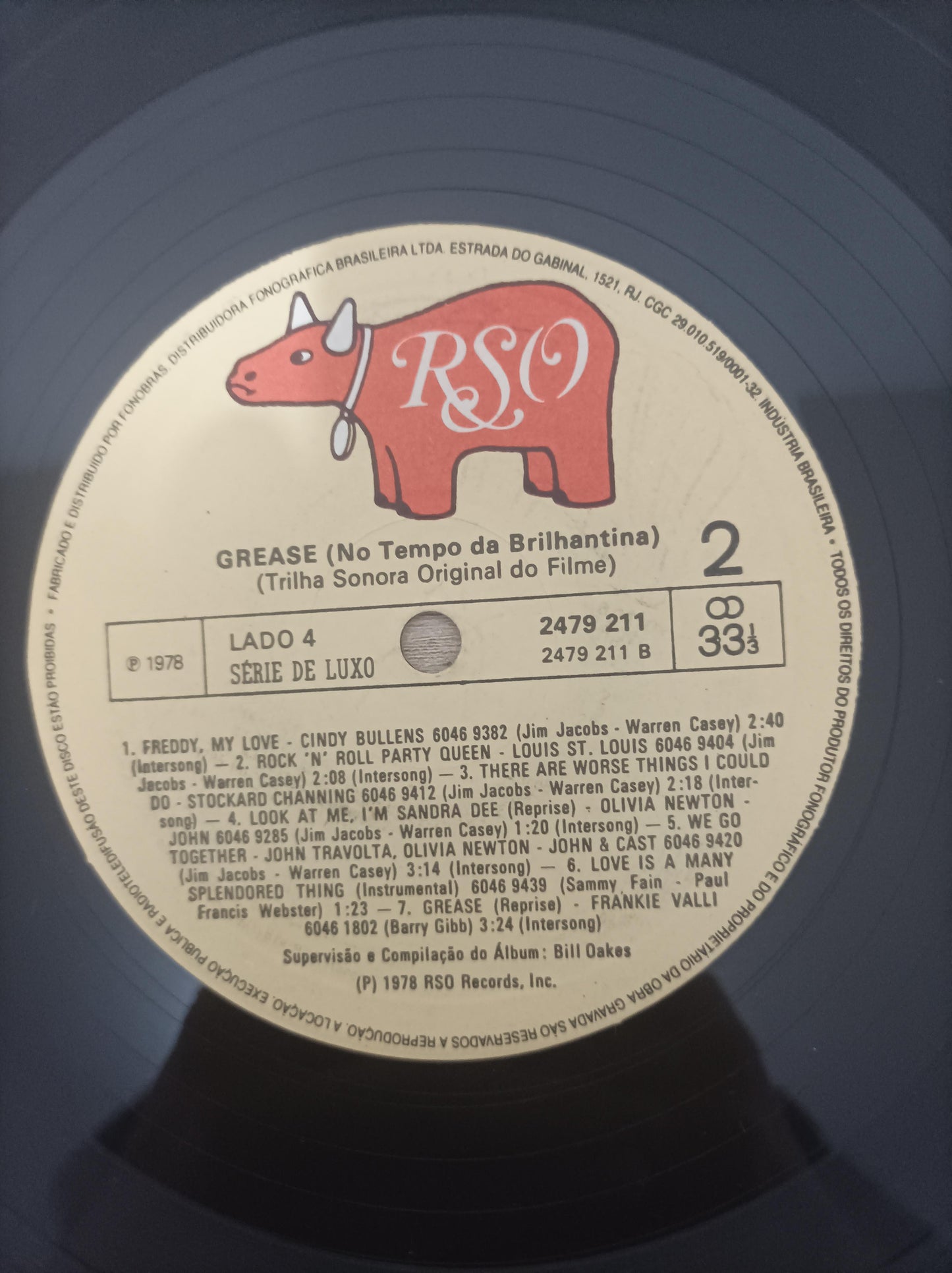 Lp Vinil Grease Nos Tempos da Brilhantina Duplo