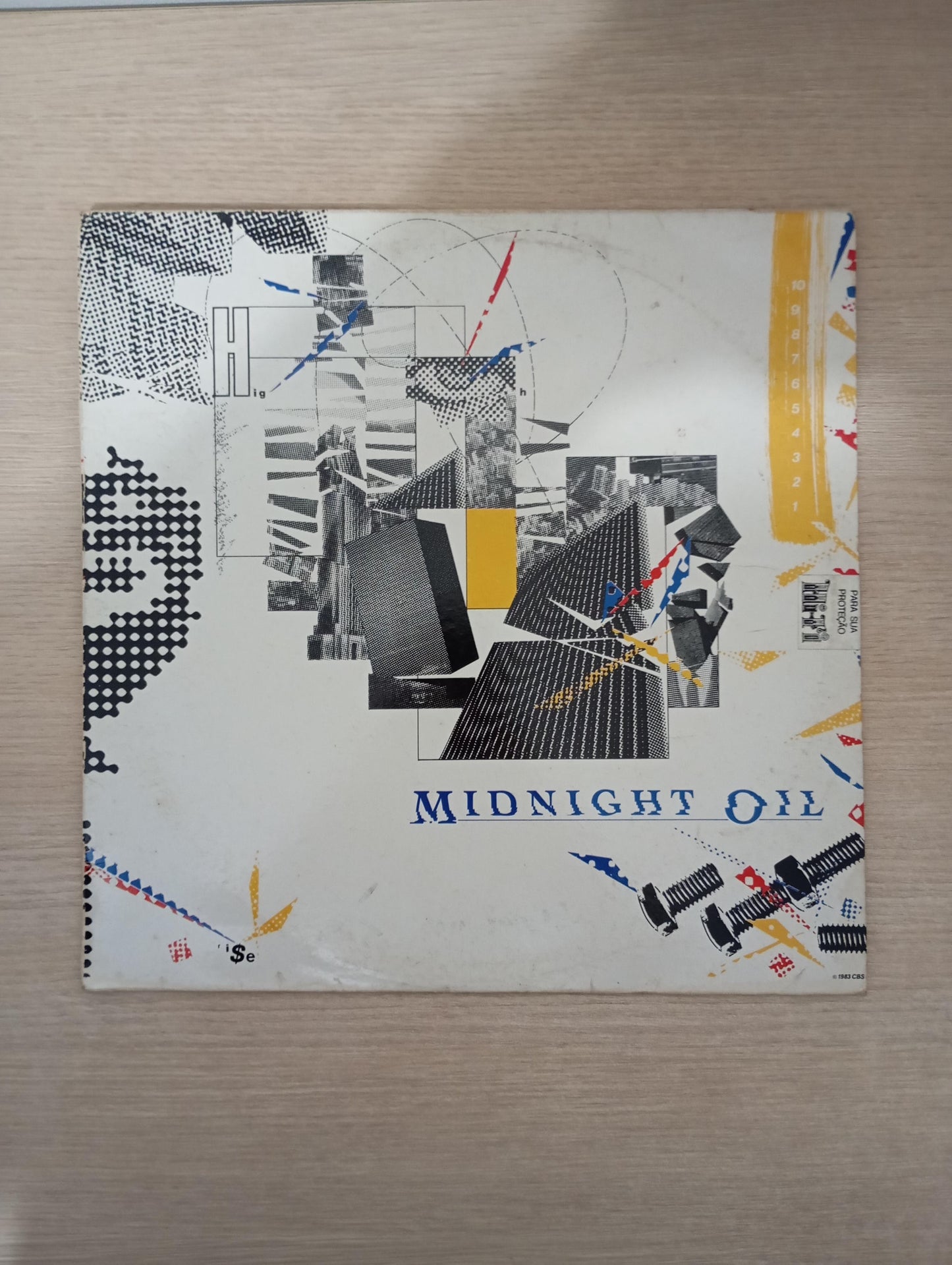 Lp Vinil Midnight Oil 10, 9, 8, 7, 6, 5, 4, 3, 2, 1