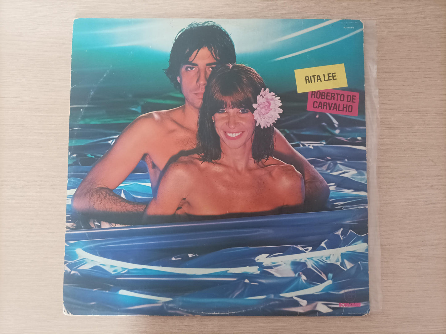 Disco Vinil & Roberto de Carvalho Rita Lee Com Encarte A