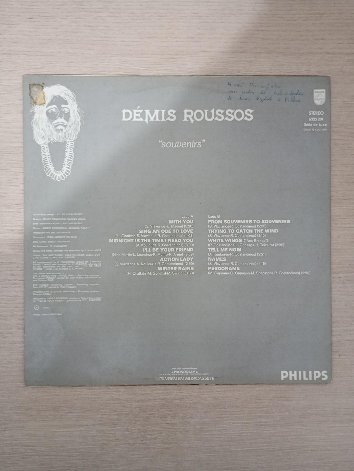 Lp Vinil Demis Roussos Souvenirs