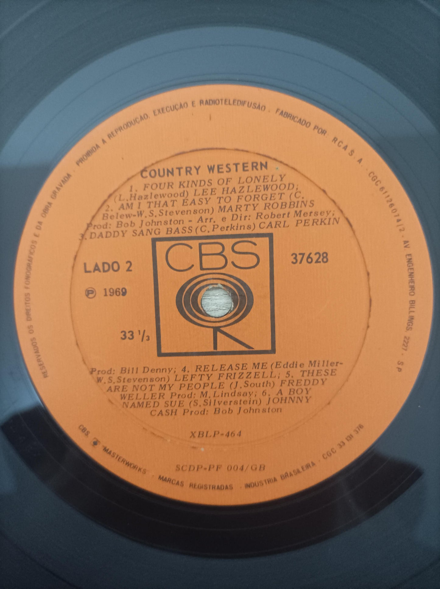 Lp Vinil O Melhor de Country & Western