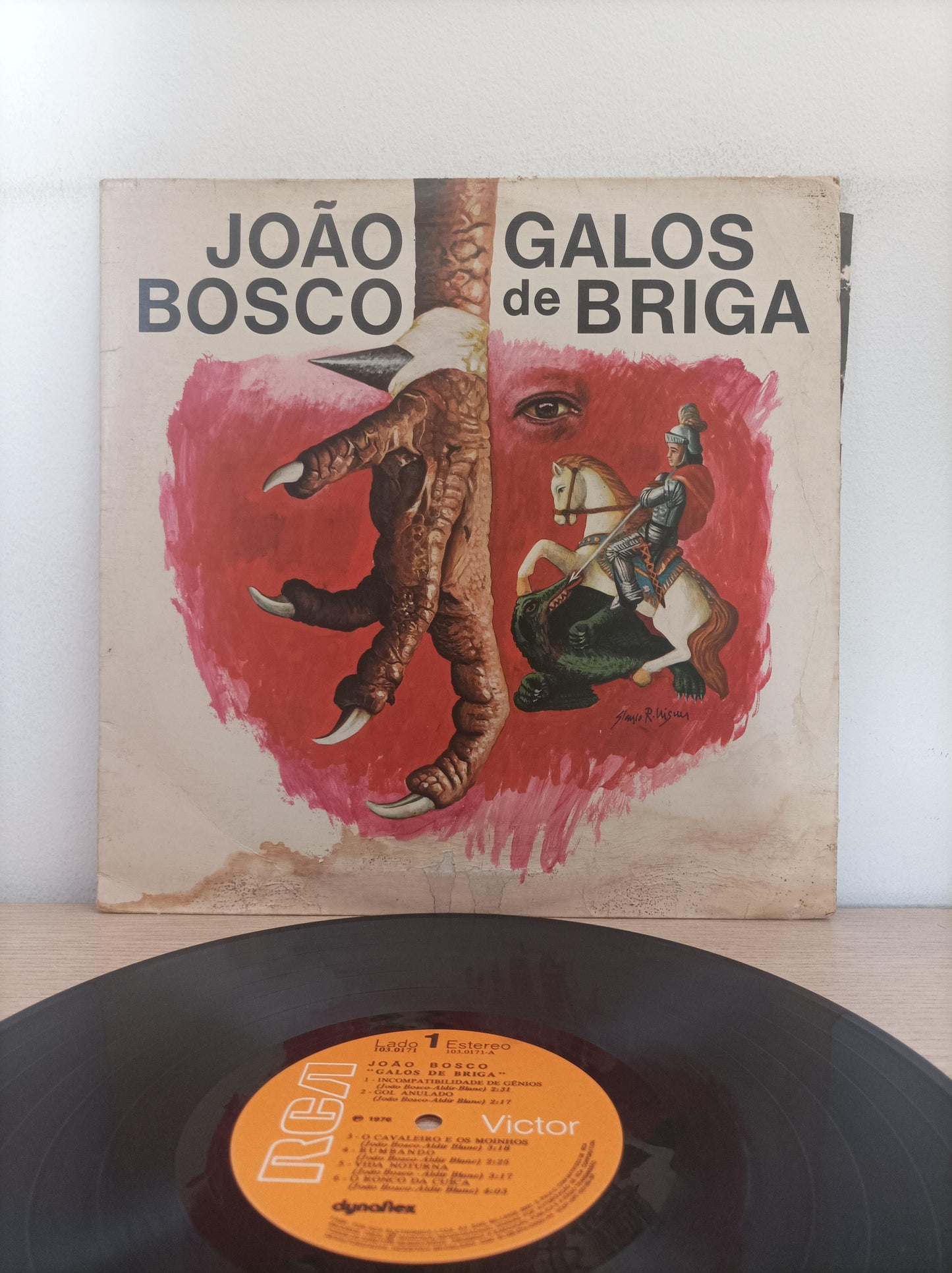 Lp Vinil João Bosco Galos De Briga Com Encarte