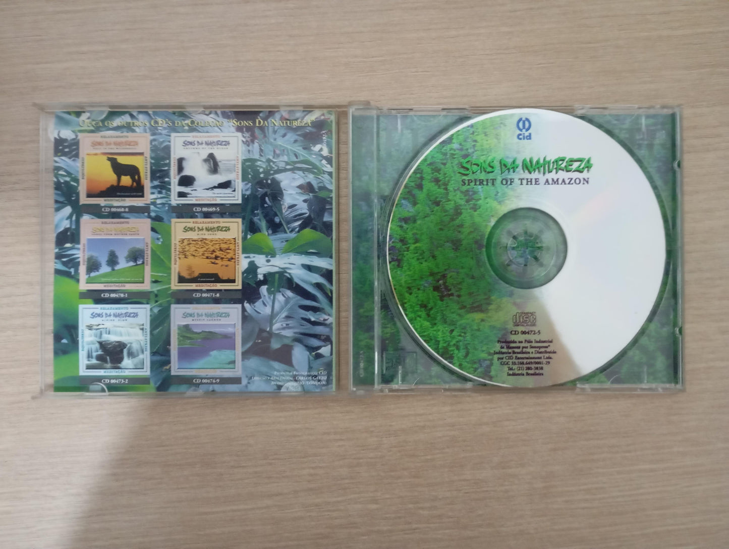 CD Sons da Natureza Spirit Of The Amazon
