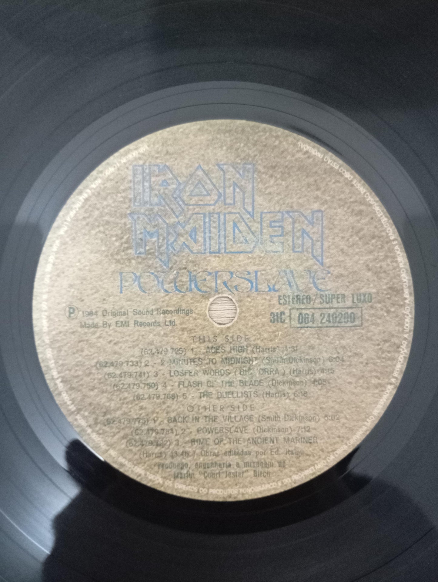 Lp Vinil Iron Maiden Powerslave