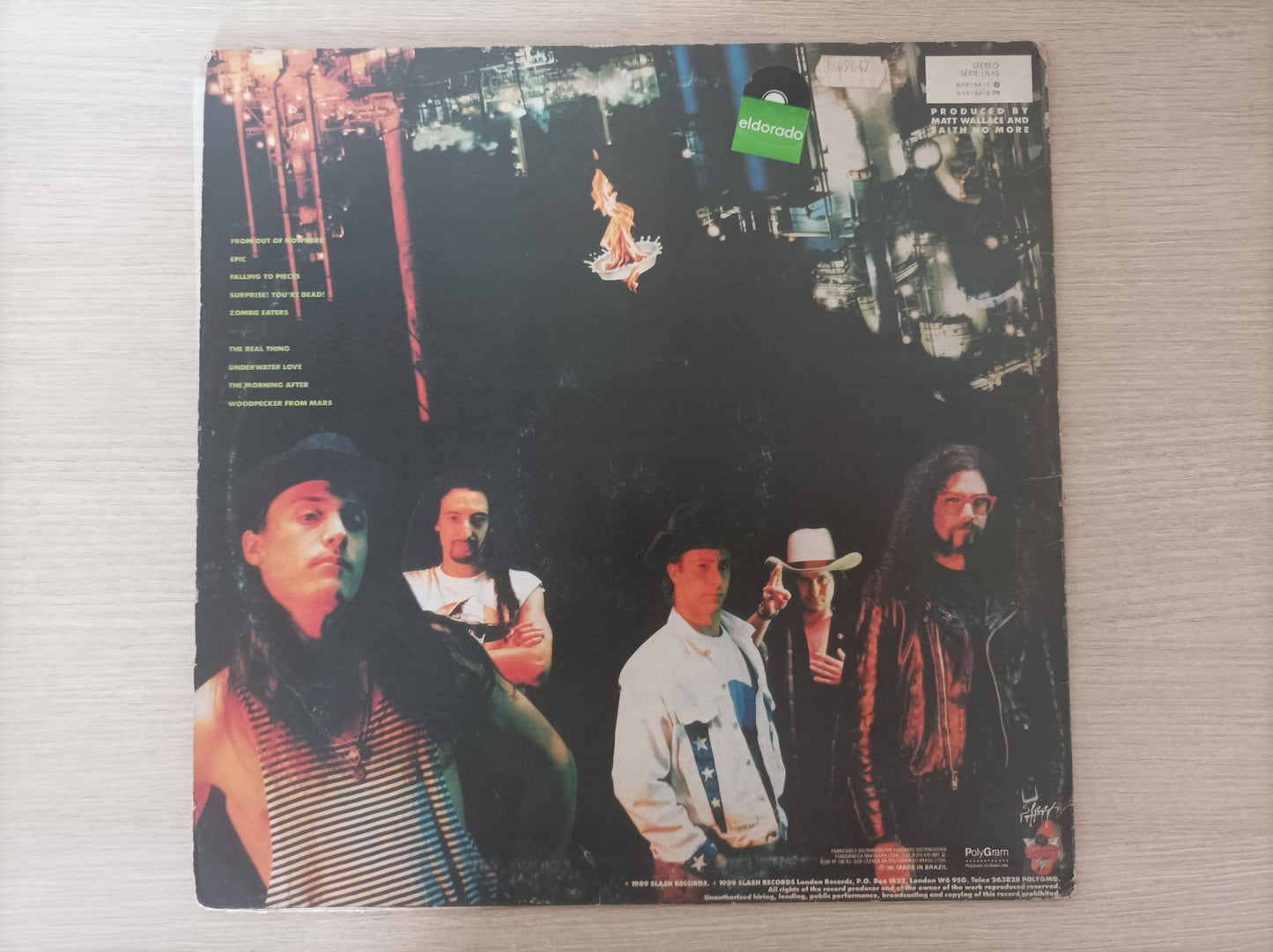 Lp Vinil Faith No More The Real Thing Com Encarte