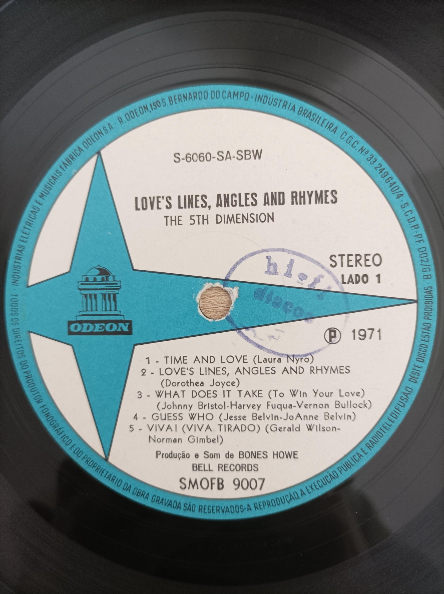 Lp Vinil The 5th Dimension Love's Lines, Angles And Rhymes