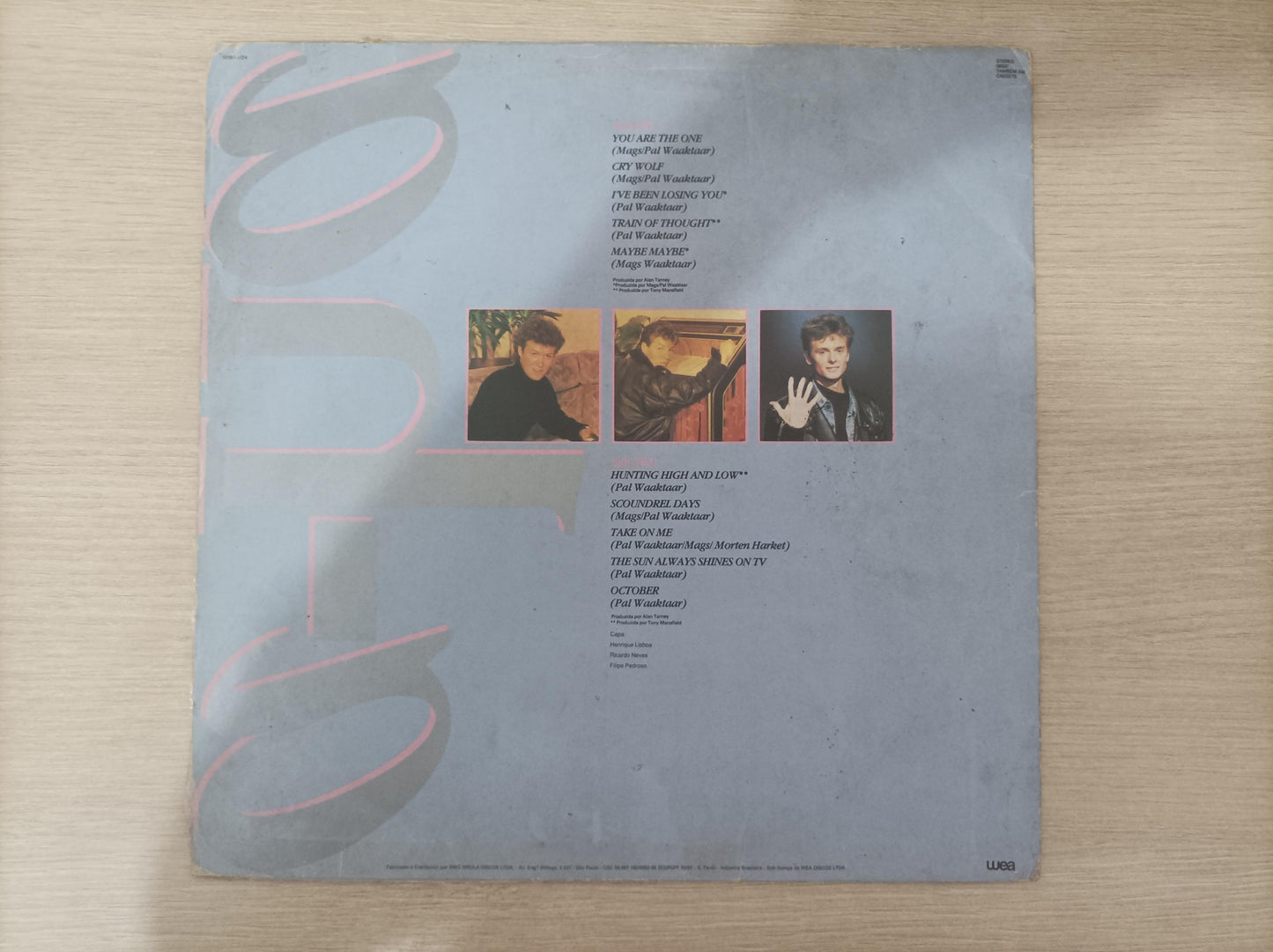 Disco Vinil On Tour In Brazil a-ha A