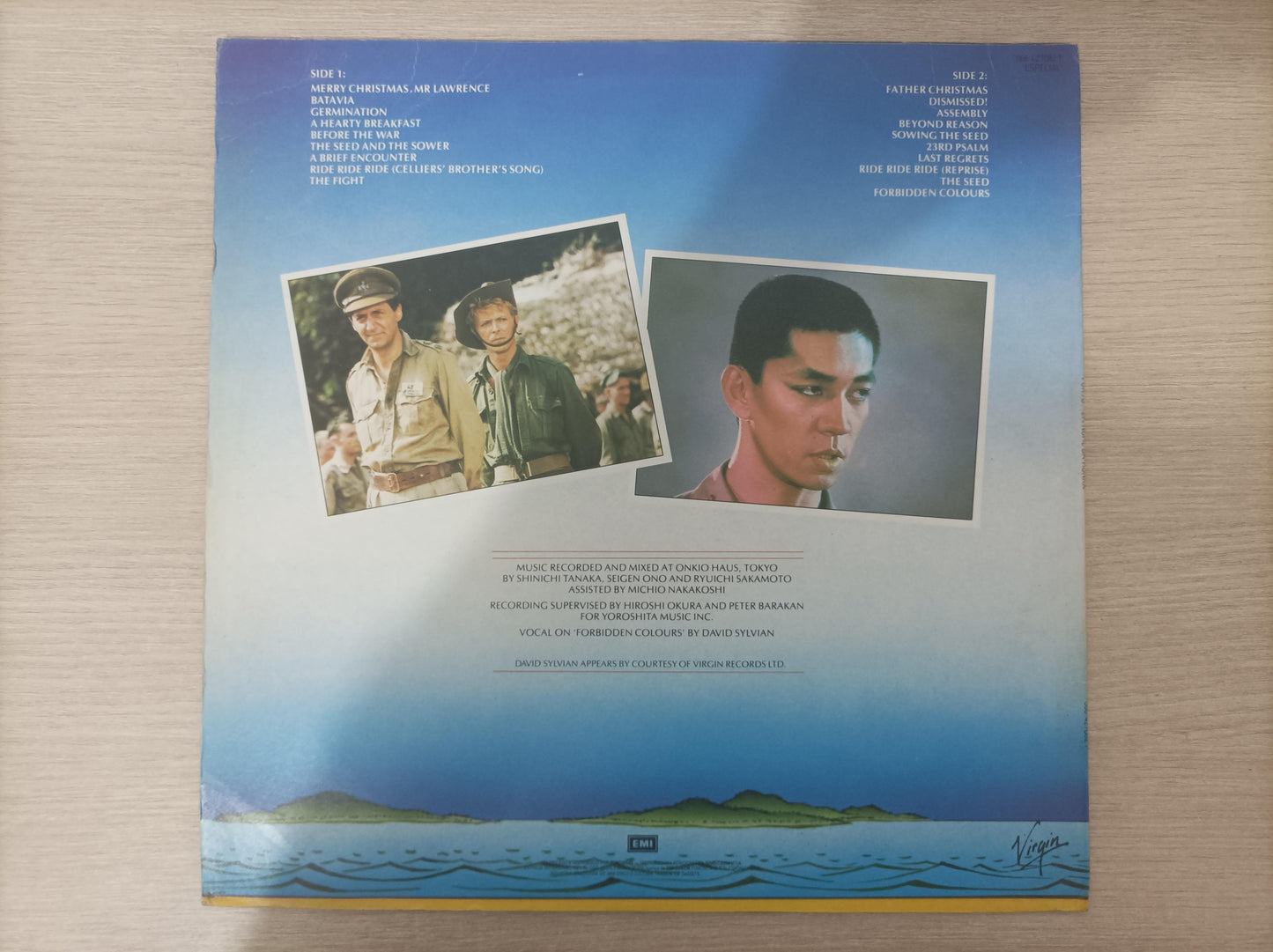 Disco Vinil Trilha Sonora Furyo em nome da Honra A