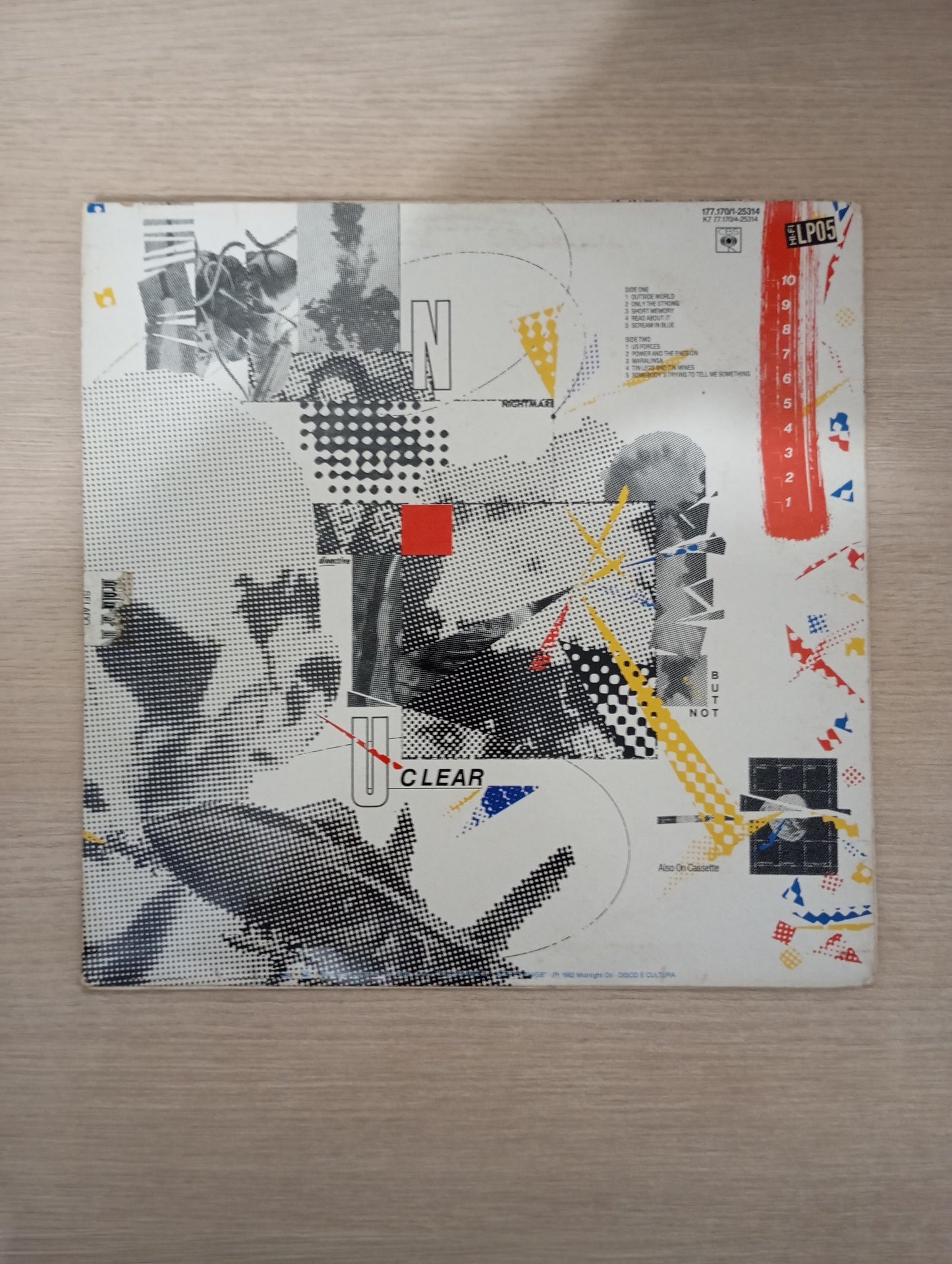 Lp Vinil Midnight Oil 10, 9, 8, 7, 6, 5, 4, 3, 2, 1