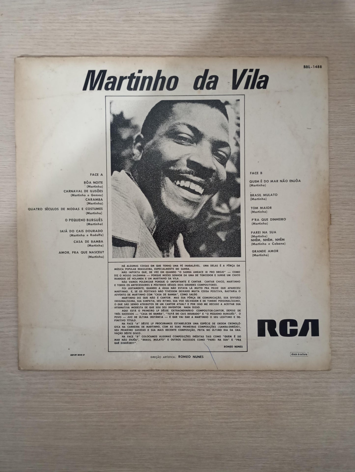 Disco Vinil 1969 Martinho Da Vila A