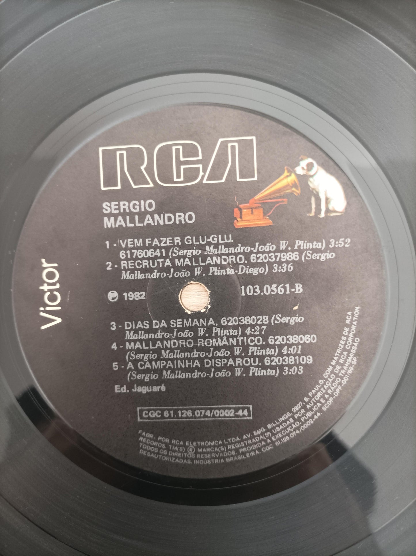 Lp Vinil Sergio Mallandro 1982 Com Encarte