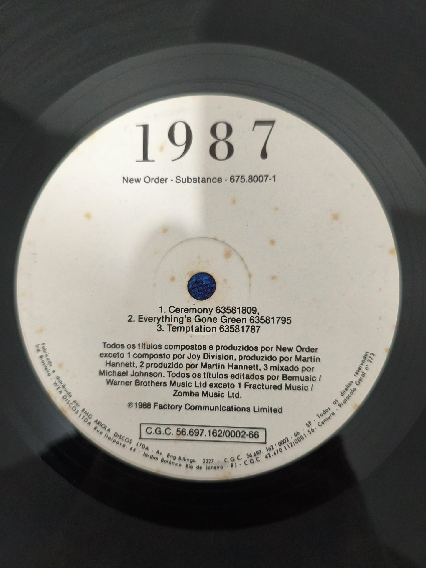 Lp Vinil New Order Substance Duplo Com Encartes
