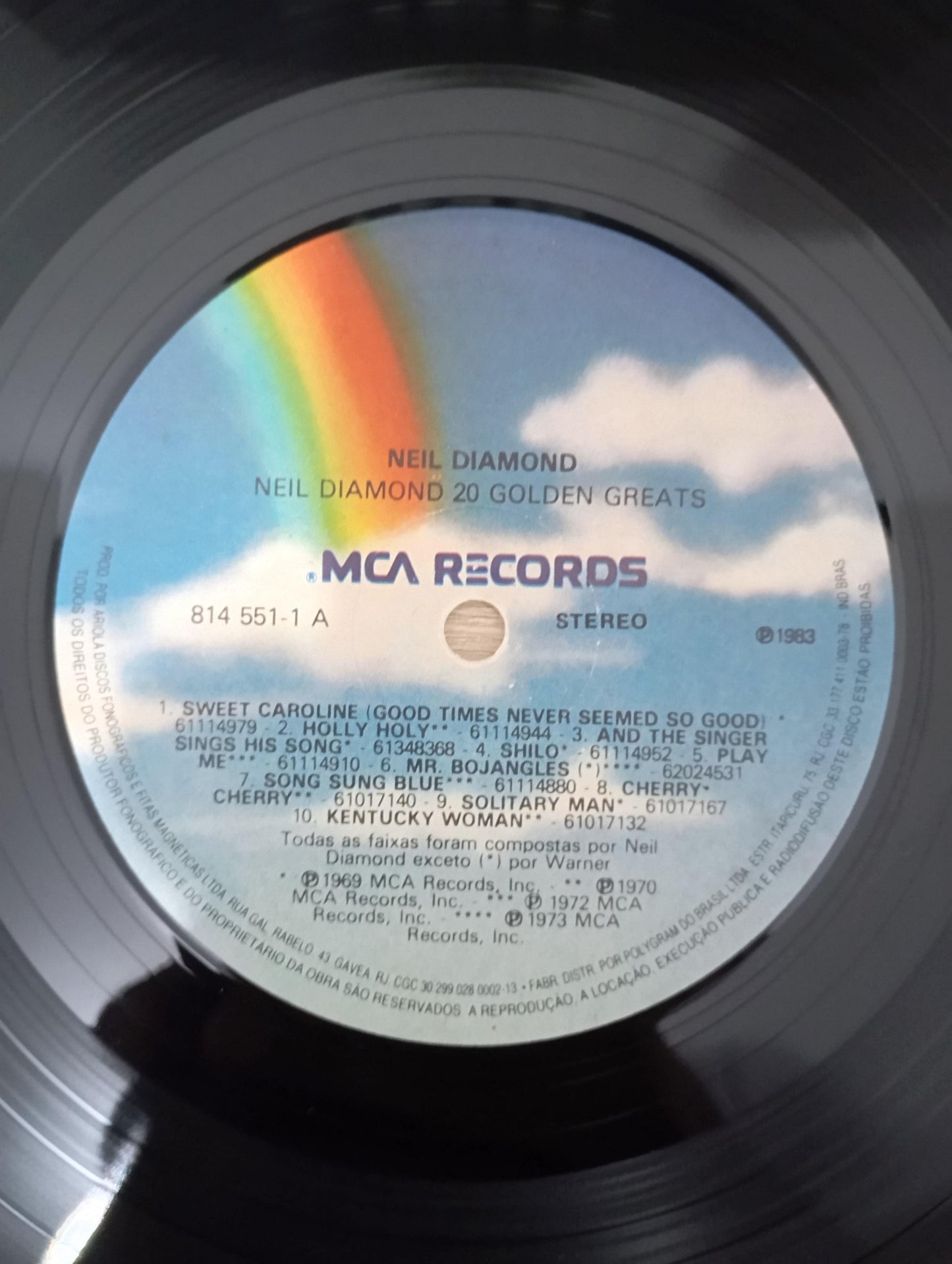 Lp Vinil Neil Diamond 20 Golden Greats