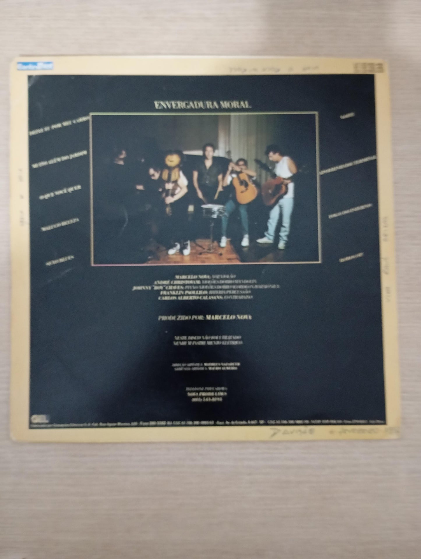 Lp Vinil Marcelo Nova Blackout Com Encarte