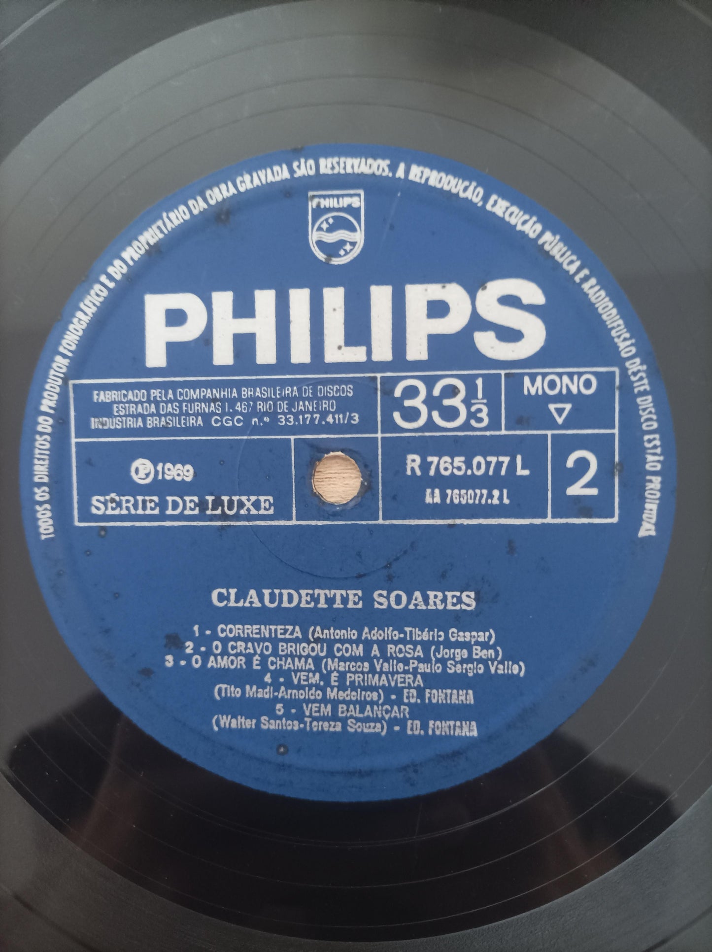 Lp Vinil Claudette 1969