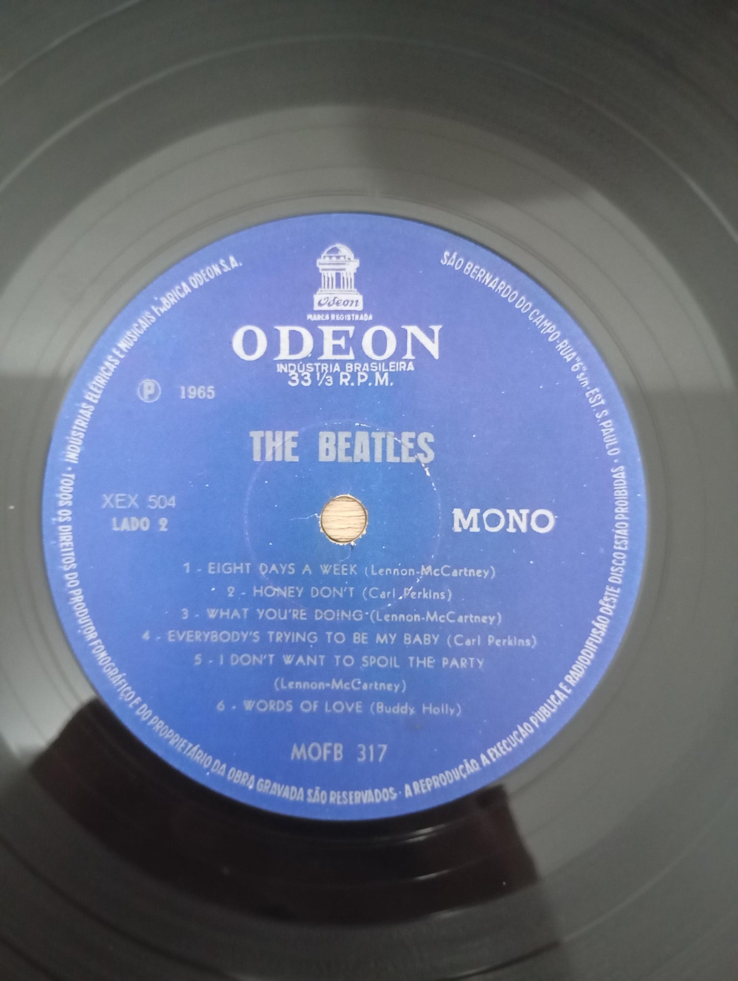 Lp Vinil The Beatles 1965