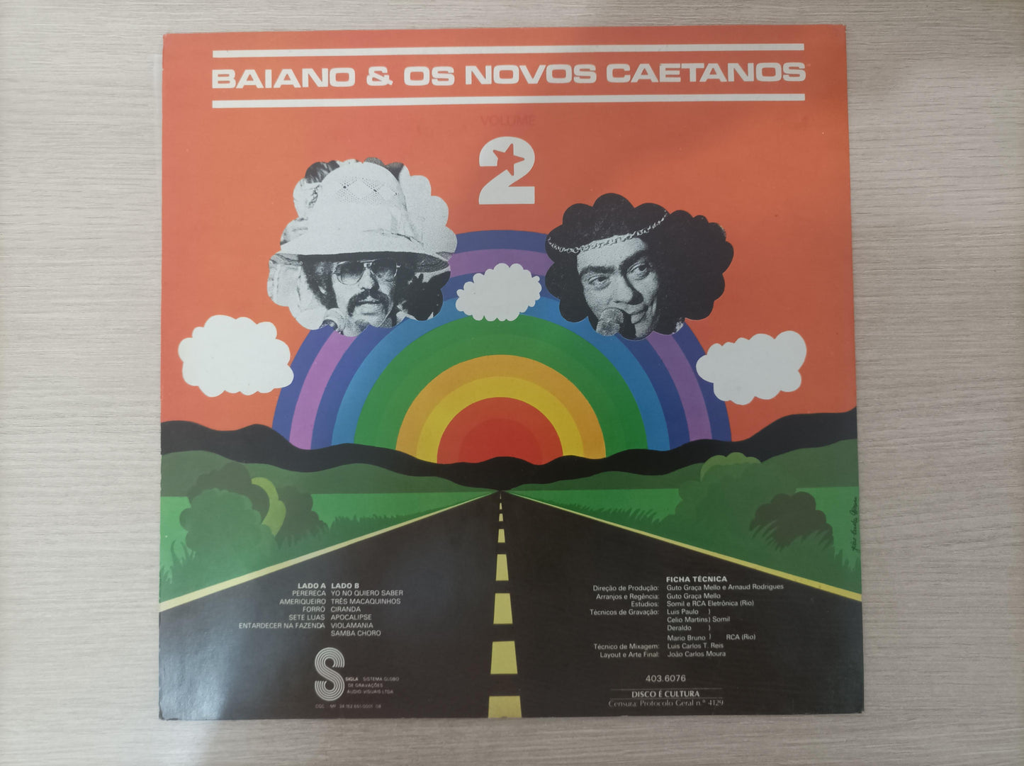 Lp Vinil Baiano & Os Novos Caetanos Vol. 2