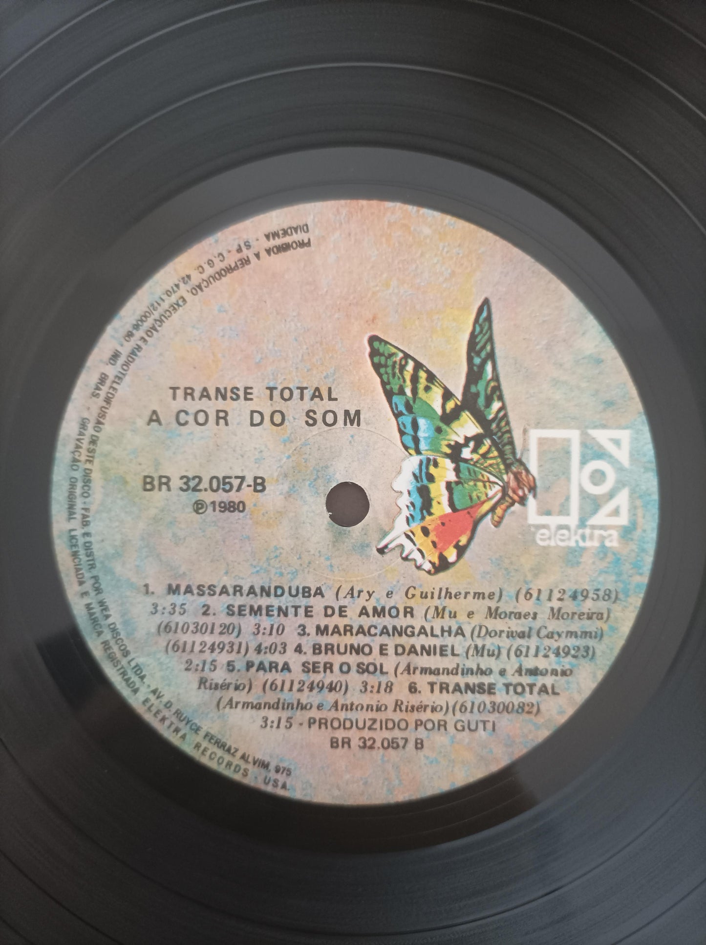 Lp Vinil A Cor Do Som Transe Total Com Encarte