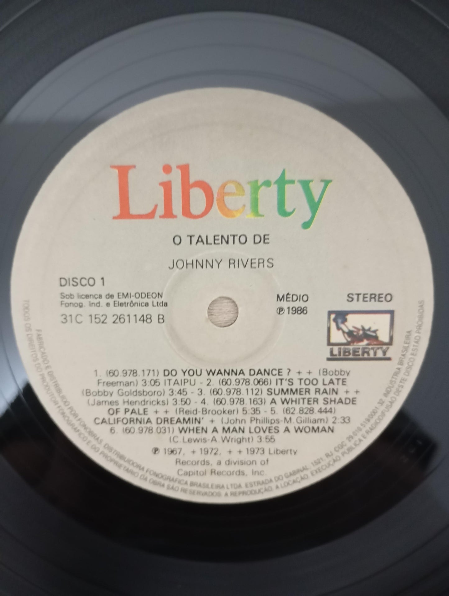Lp Vinil Johnny Rivers O Talento de Duplo