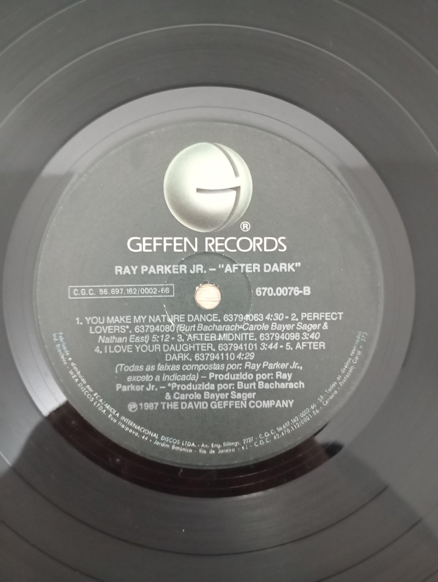 Lp Vinil Ray Parker Jr. After Dark
