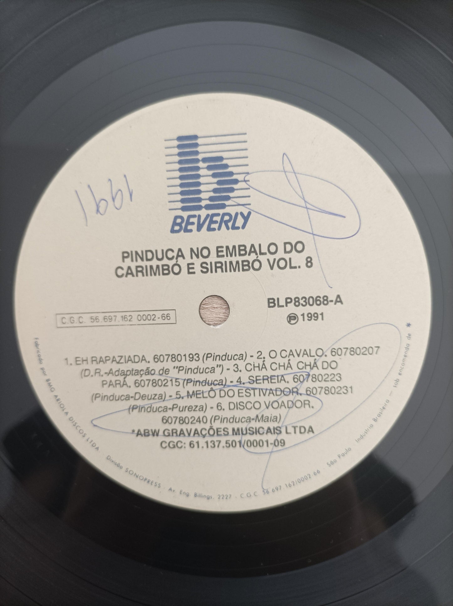 Lp Vinil Pinduca No Embalo Do Carimbó E Sirimbó - Vol. 8