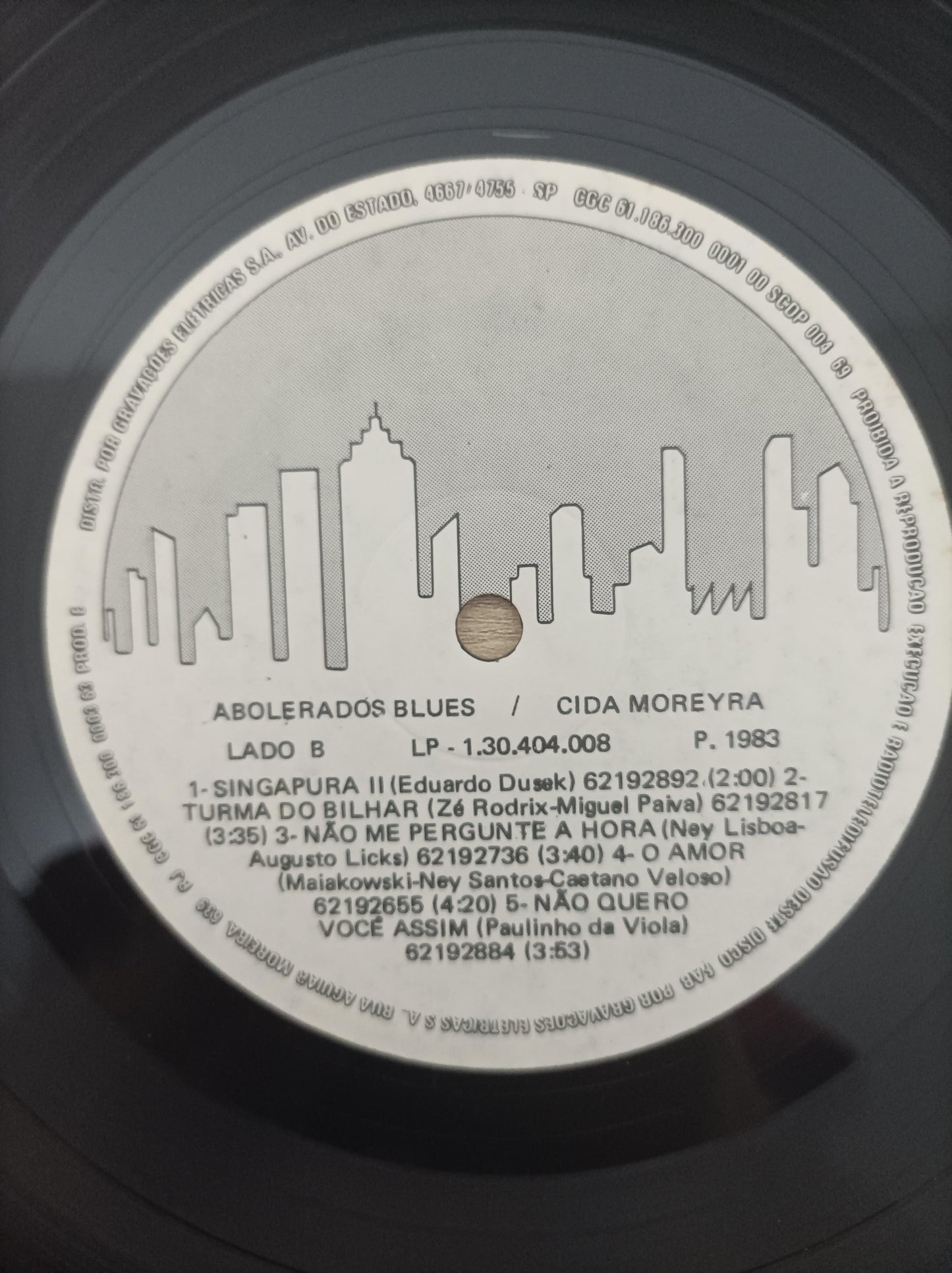 Lp Vinil Cida Moreyra Abolerado Blues