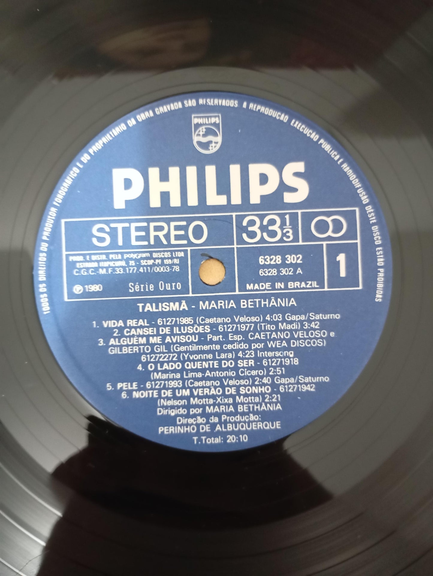 Lp Vinil Maria Bethânia Talismã Com Encarte