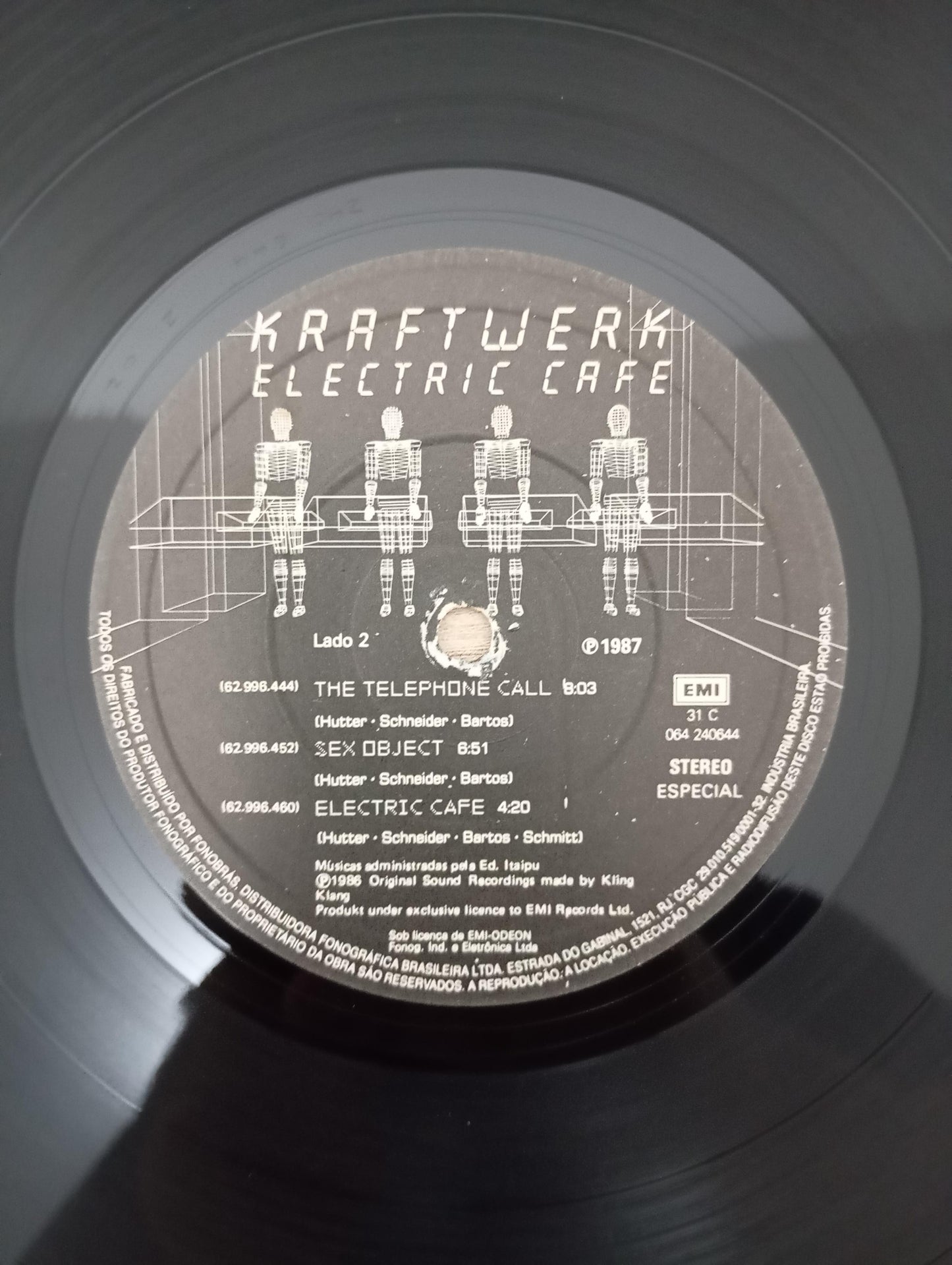 Lp Vinil Kraftwerk Electric Cafe Capa Dupla