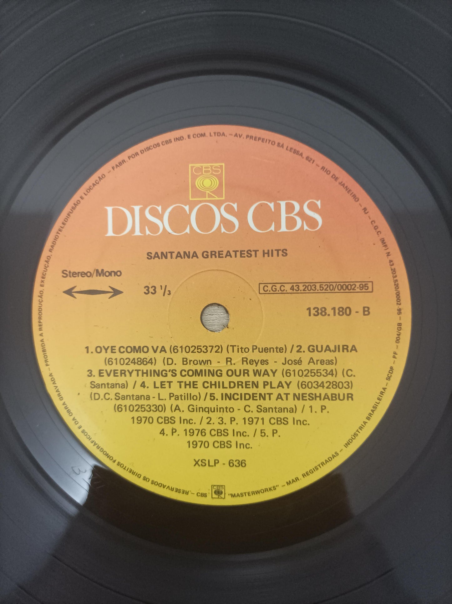 Lp Vinil Santana Greatest Hits