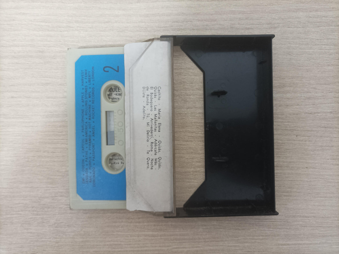 Fita K7 Cassete Nat King Cole Canta Boleros