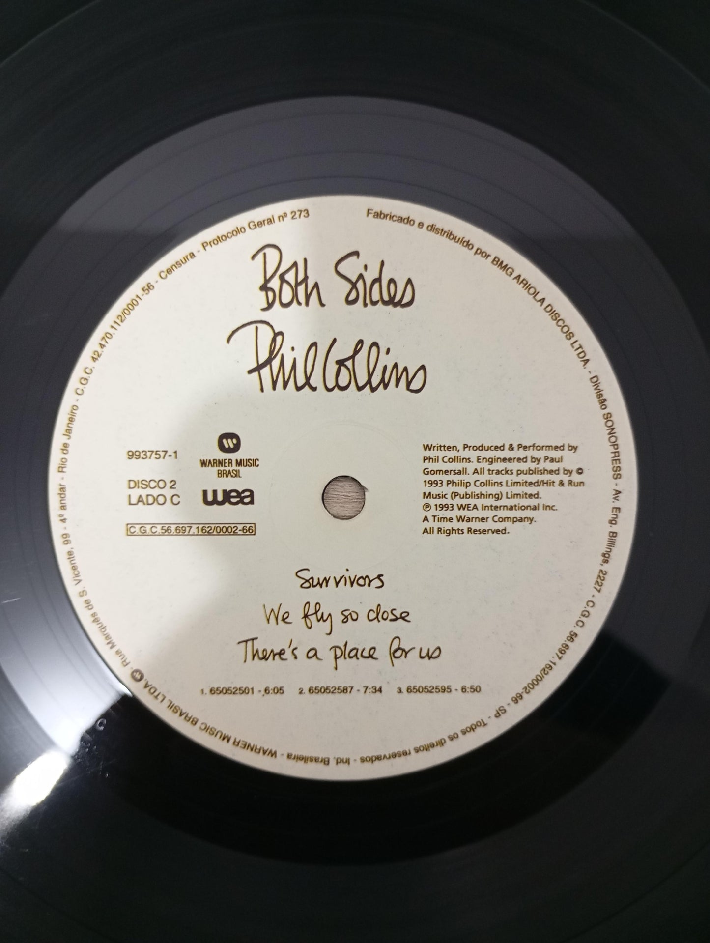Lp Vinil Phil Collins Both Sides Duplo