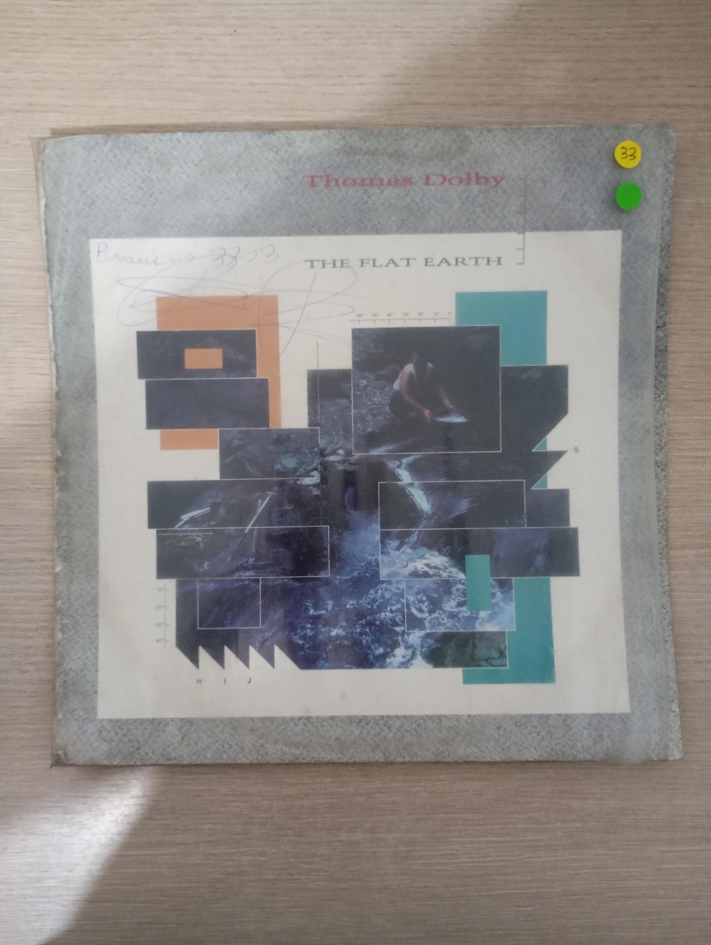 Disco Vinil The Flat Earth Thomas Dolby Com Encarte A