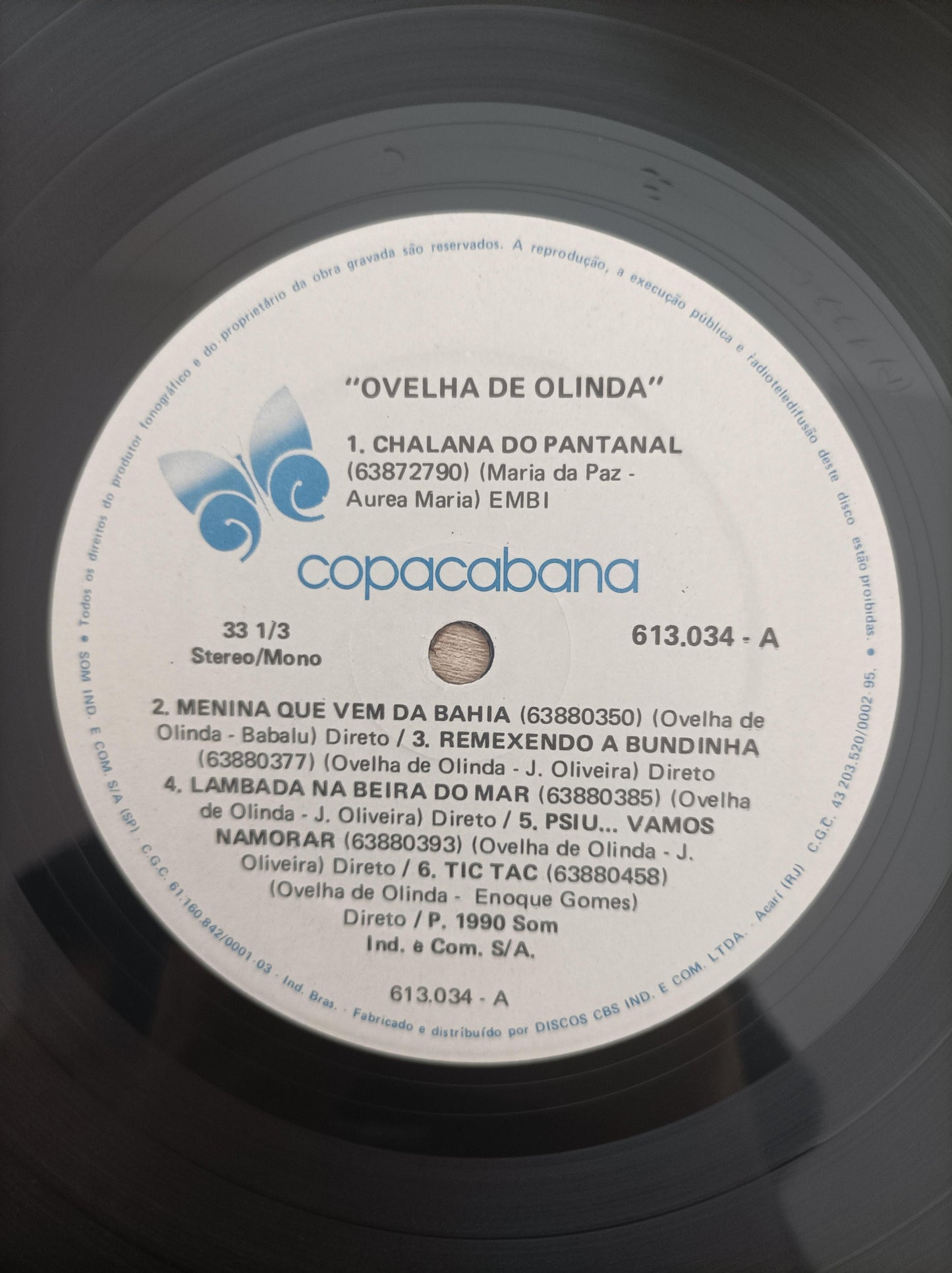Lp Vinil Ovelha de Olinda