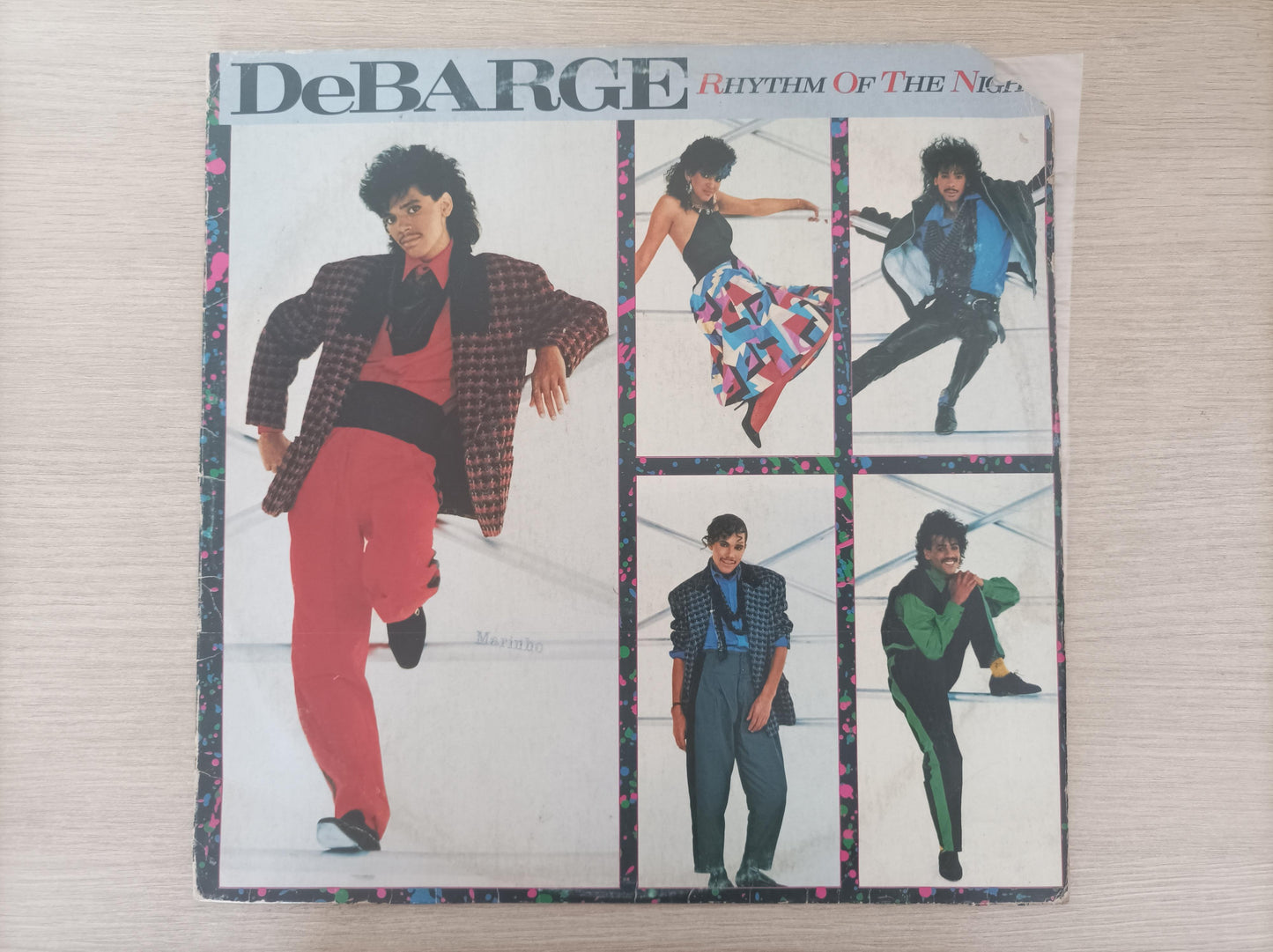 Lp Vinil DeBarge Rhythm Of The Night Com Encarte