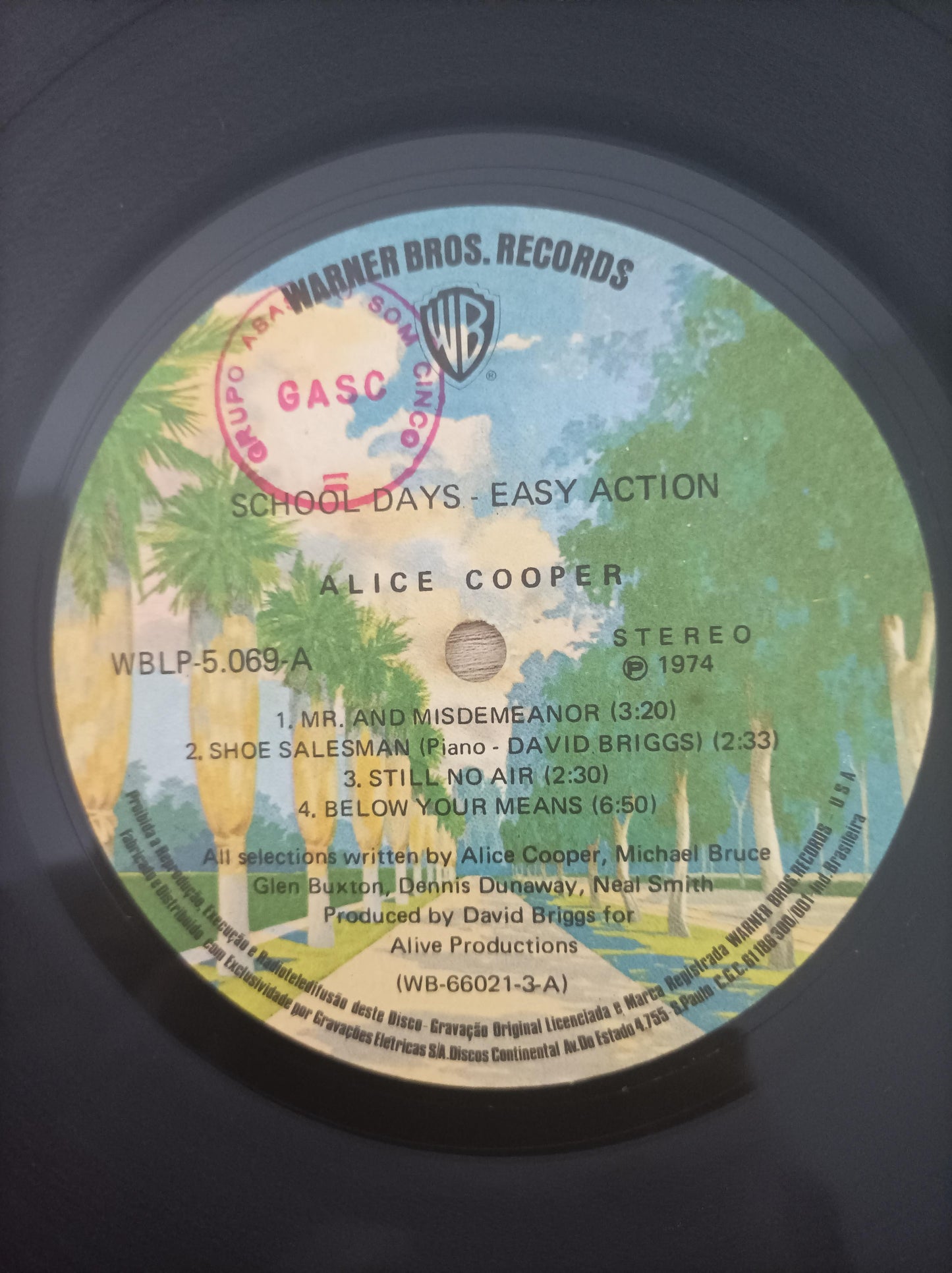 Lp Vinil Alice Cooper School Days Duplo, Leia