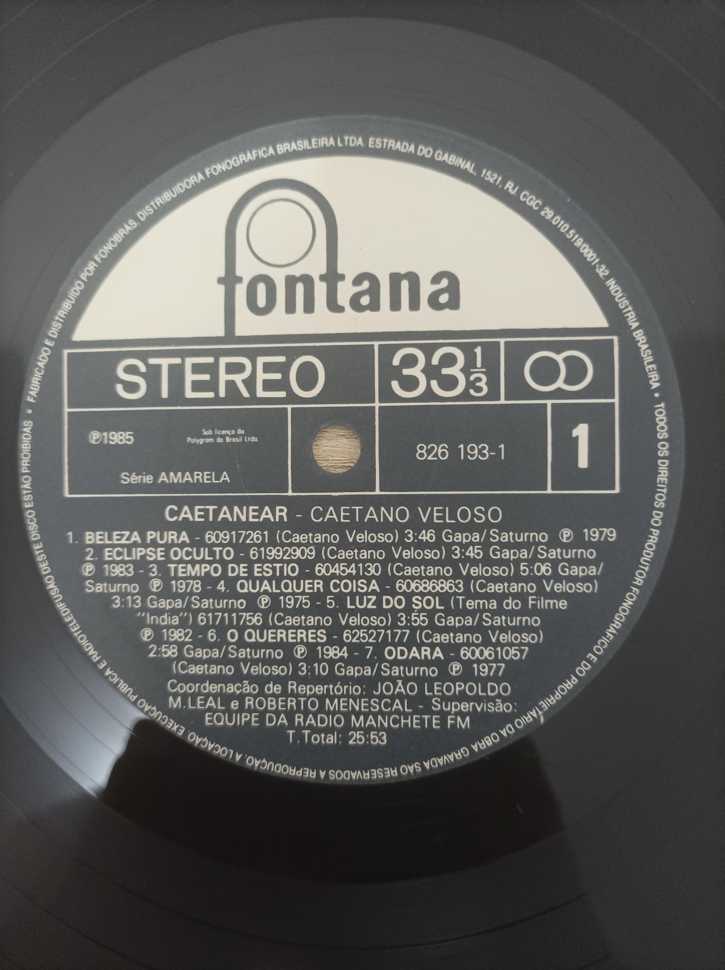 Lp Vinil Caetano Veloso Caetanear