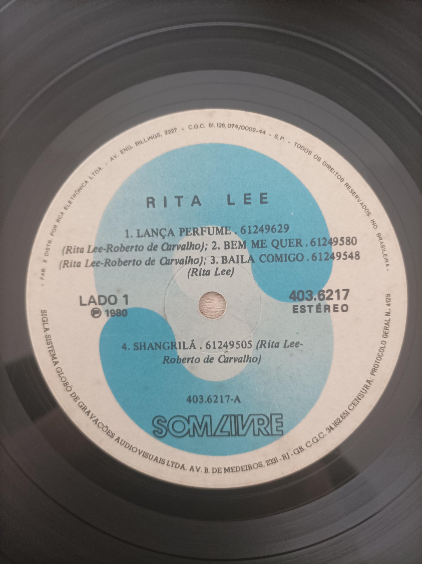 Disco Vinil 1980 Rita Lee Com Encarte A, Leia