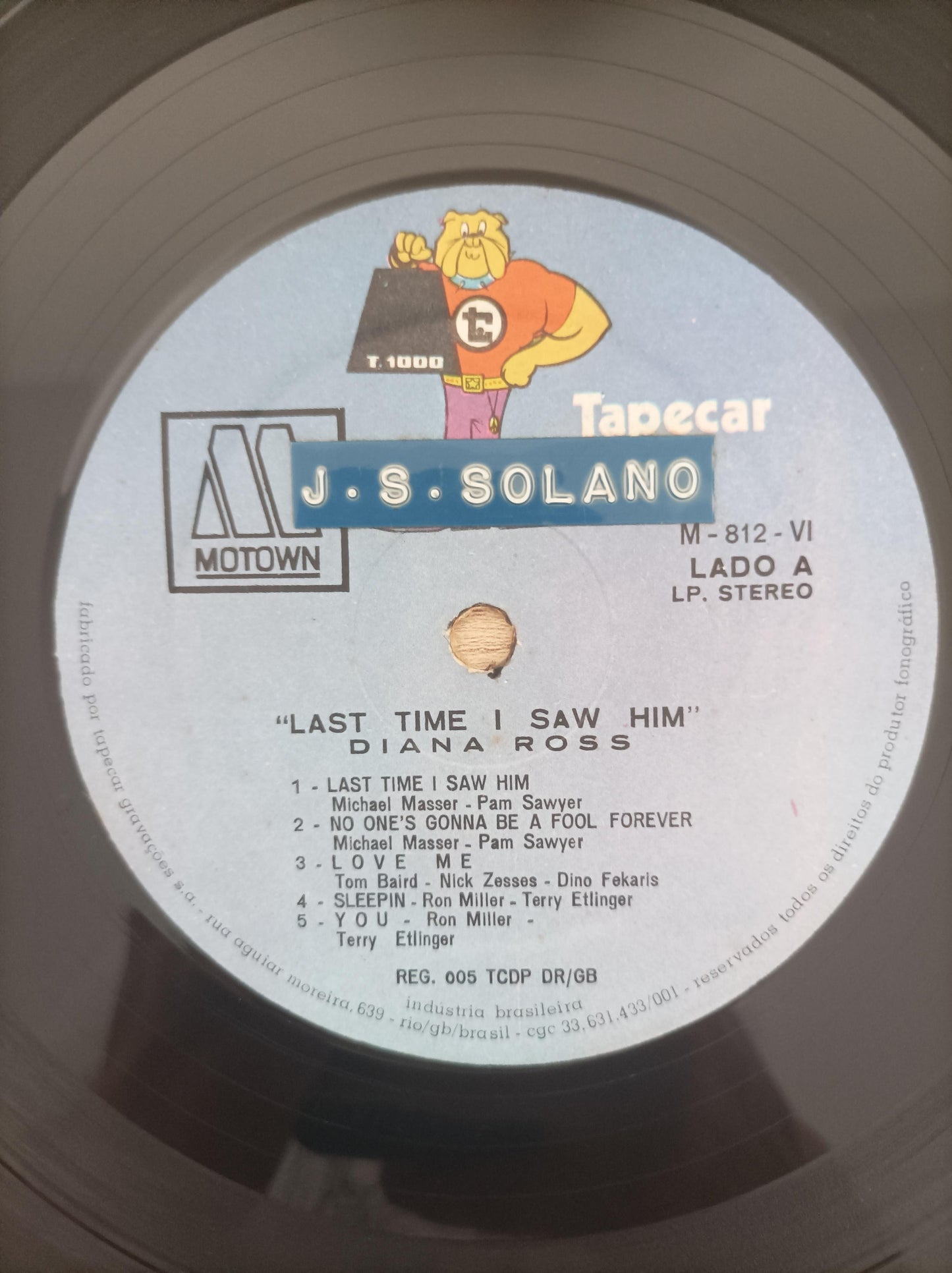 Lp Vinil Diana Ross Last Time I Saw Him
