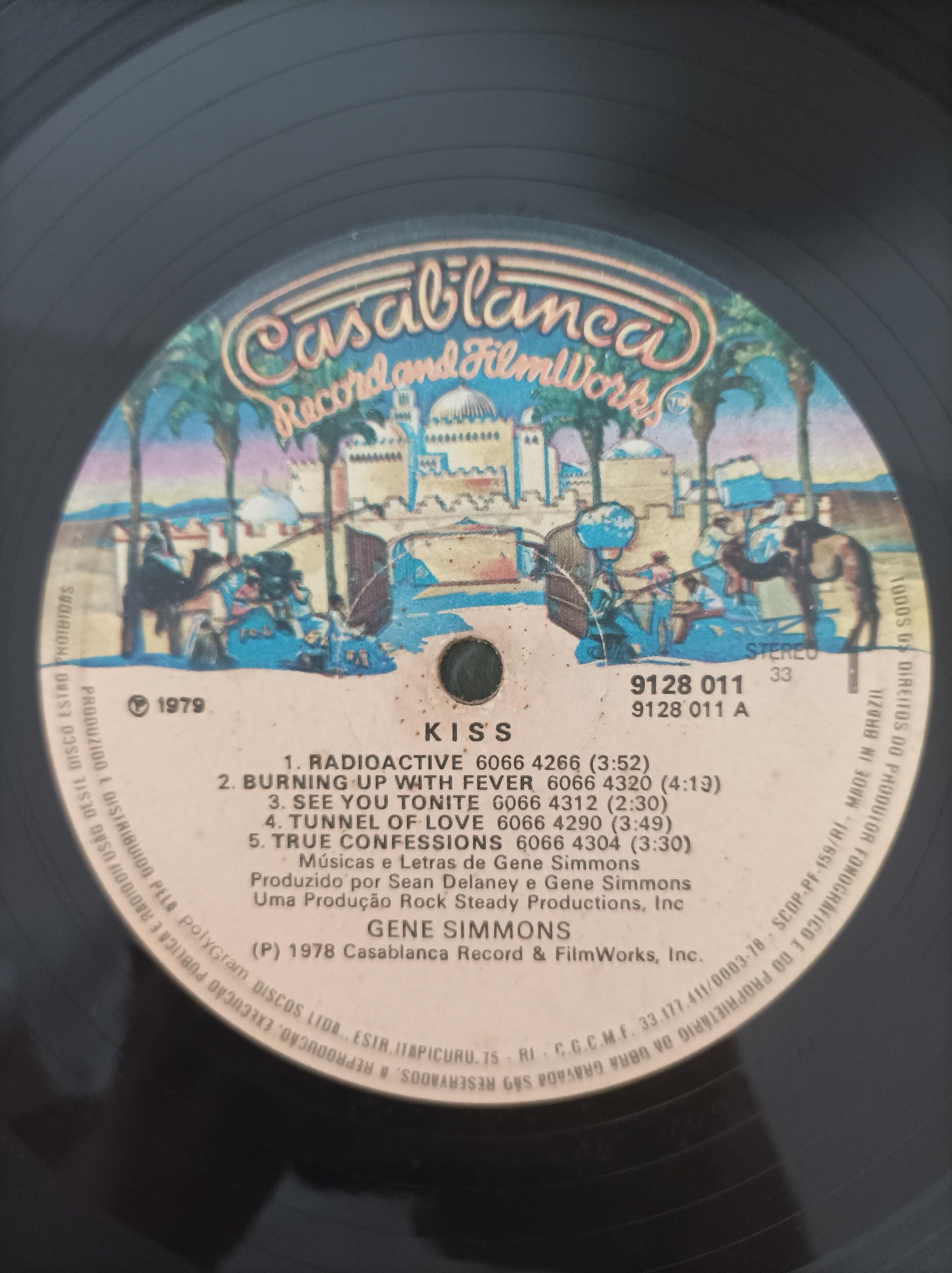 Lp Vinil Kiss Gene Simmons Com Encarte