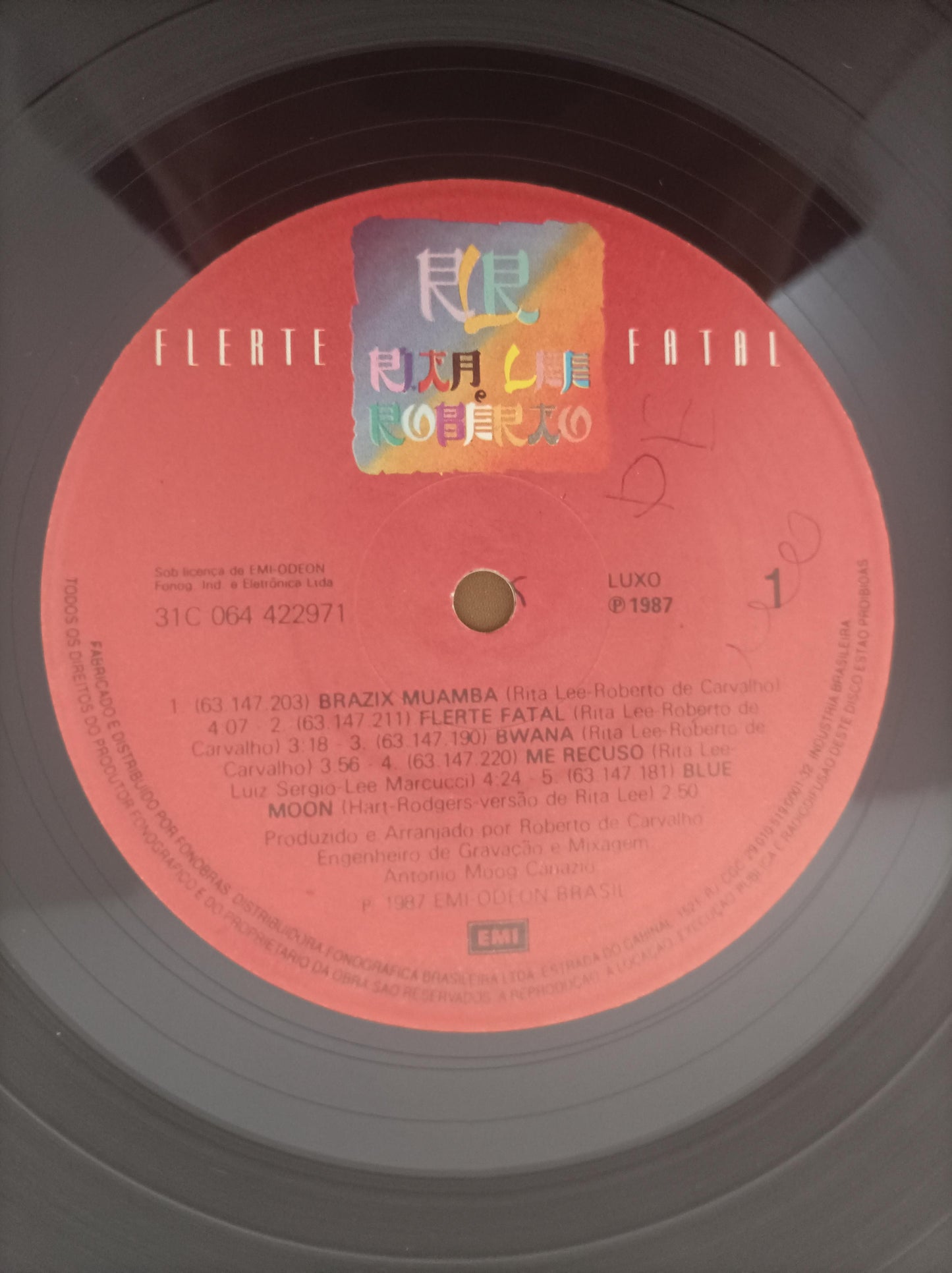 Lp Vinil Rita Lee & Roberto Flerte Fatal Com Encarte