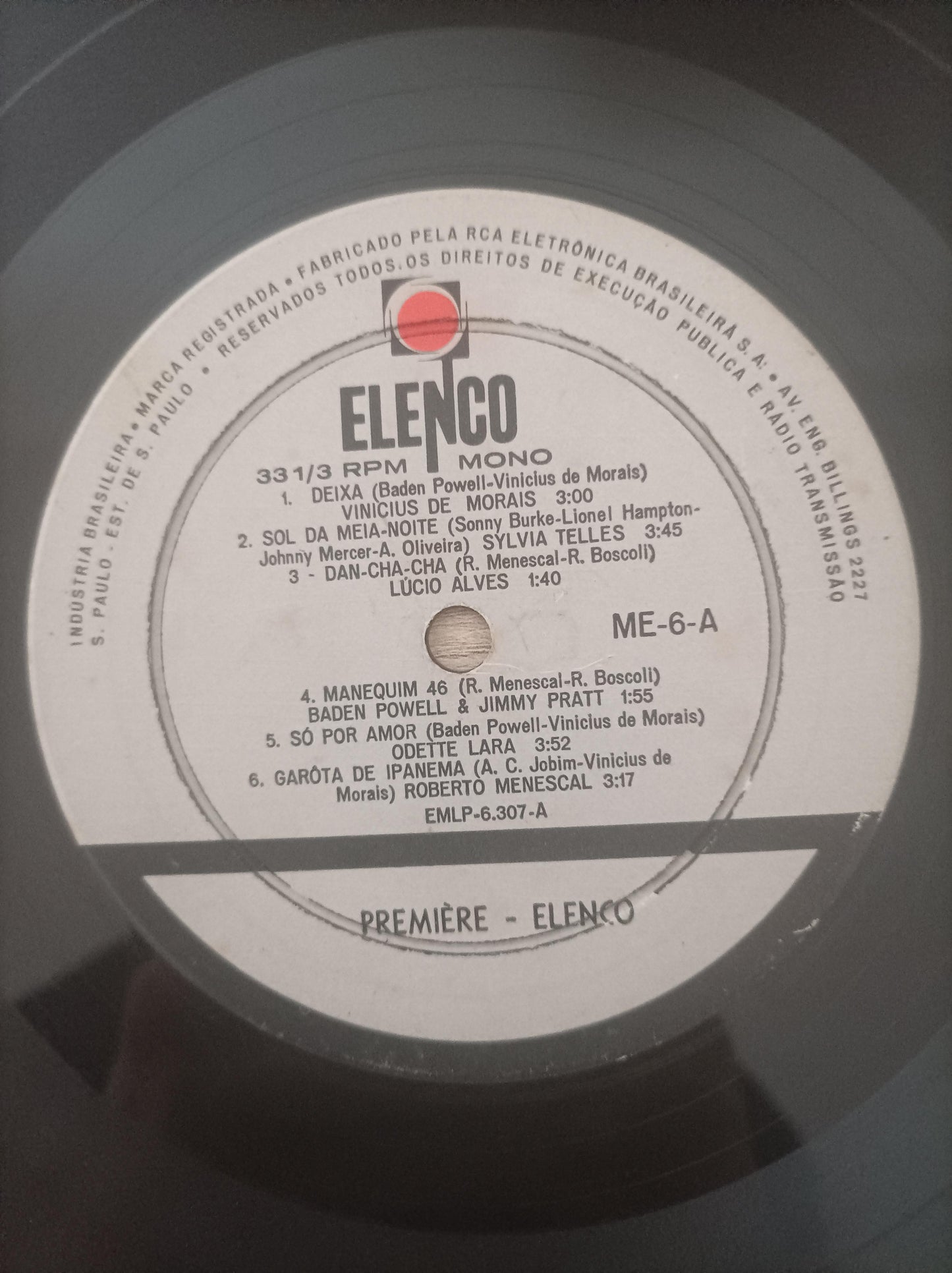 Lp Vinil Elenco Première