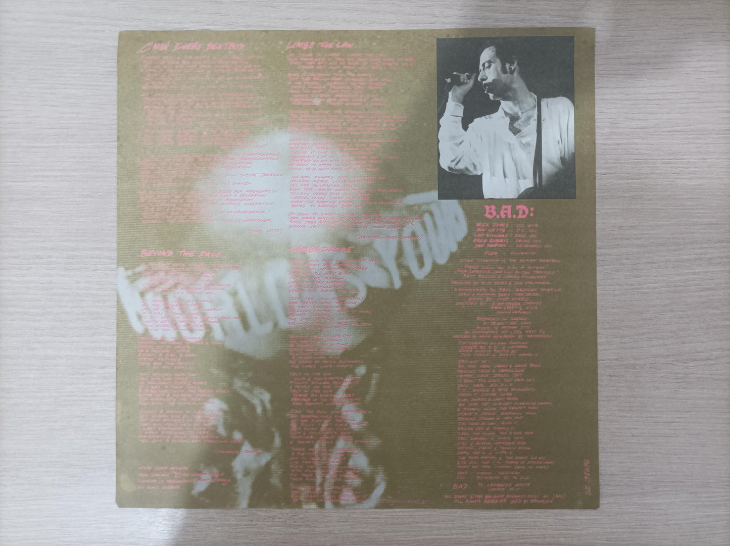Disco Vinil No 10 Upping St Big Audio Dynamite Com Encarte A