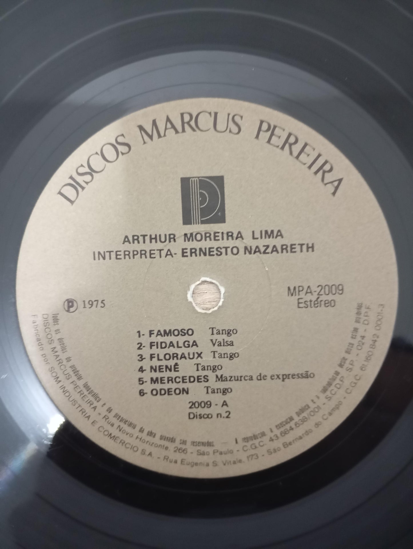 Lp Vinil Arthur Moreira Lima Ernesto Nazareth Duplo