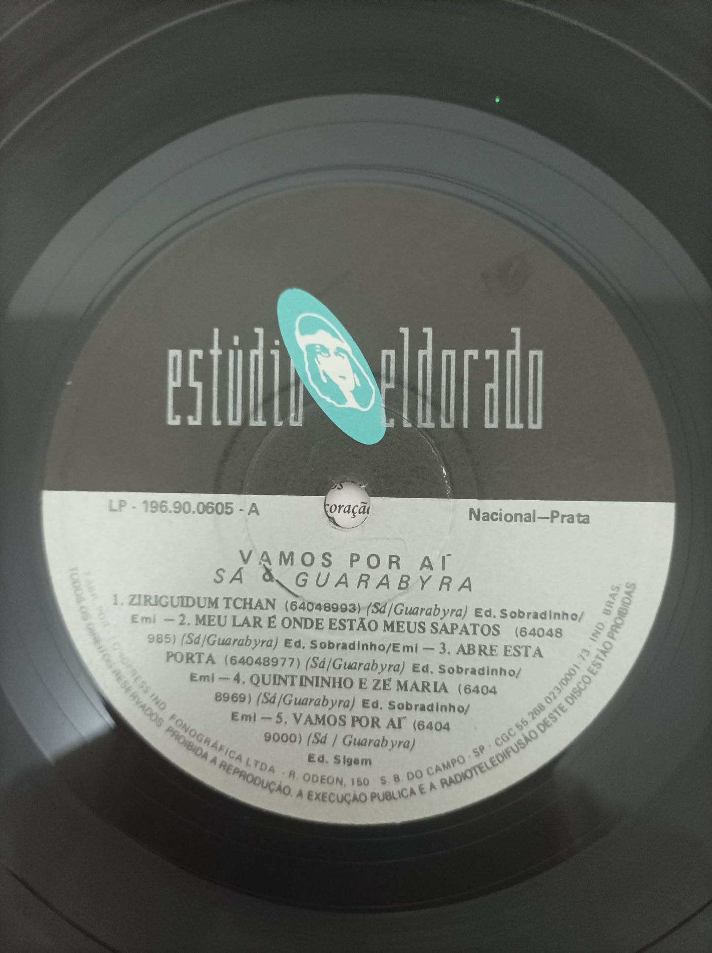 Lp Vinil Sá & Guarabyra Vamos Por Aí Com Encarte