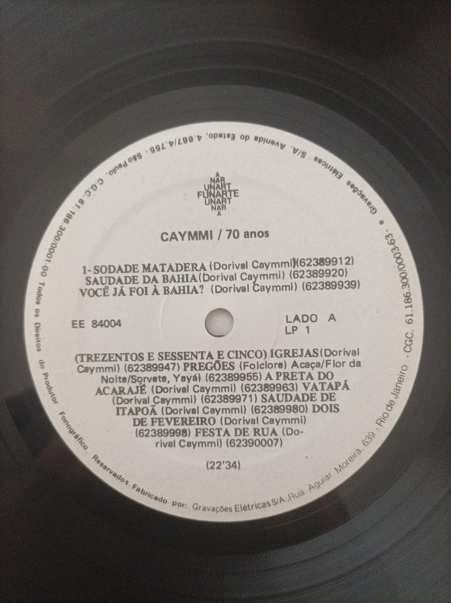 Lp Vinil Dorival Caymmi Setenta Anos Duplo Com Encartes