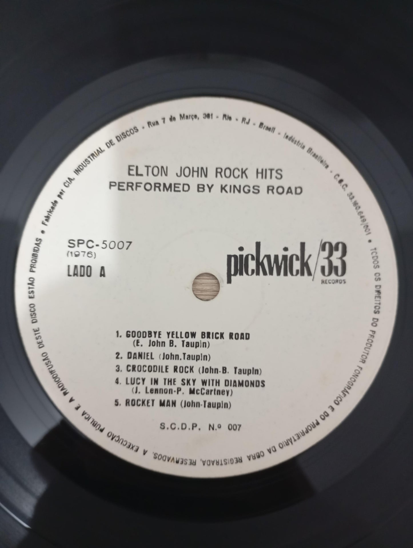 Lp Vinil Kings Road Elton John Rock Hits